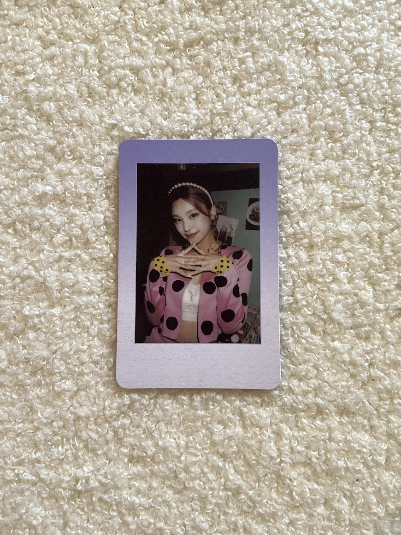 ITZY Yeji ITZY - Yeji - Crazy in Love Album pre-order benefit (pob) synnara polaroid listing photo 1