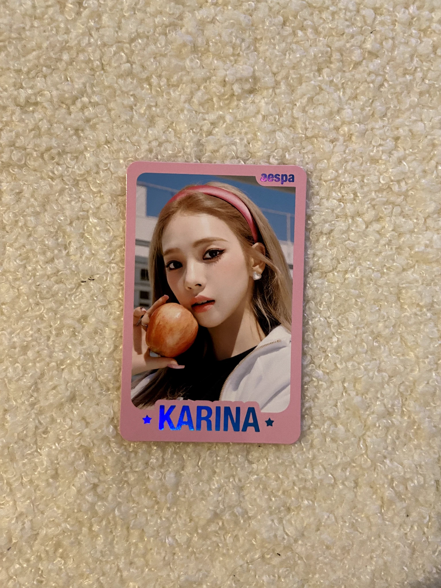 aespa Karina aespa - Karina - My World Album trading card A version listing photo 1