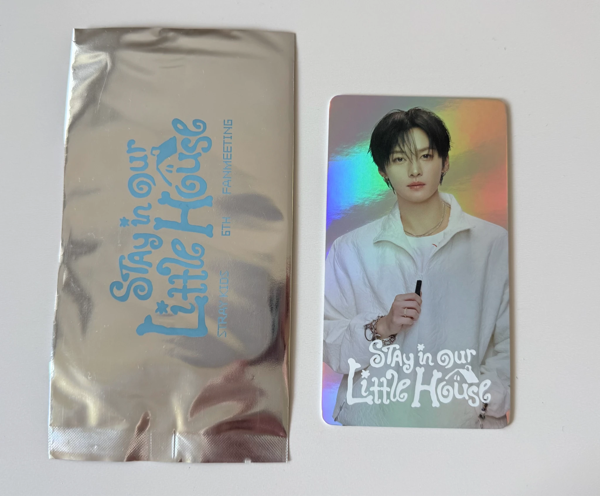 Stray Kids Lee Know Stray Kids - Lee Know - 6th Fanmeeting - STAY in Our Little House Event non-standard size trading card holographic (hologram) listing photo 1