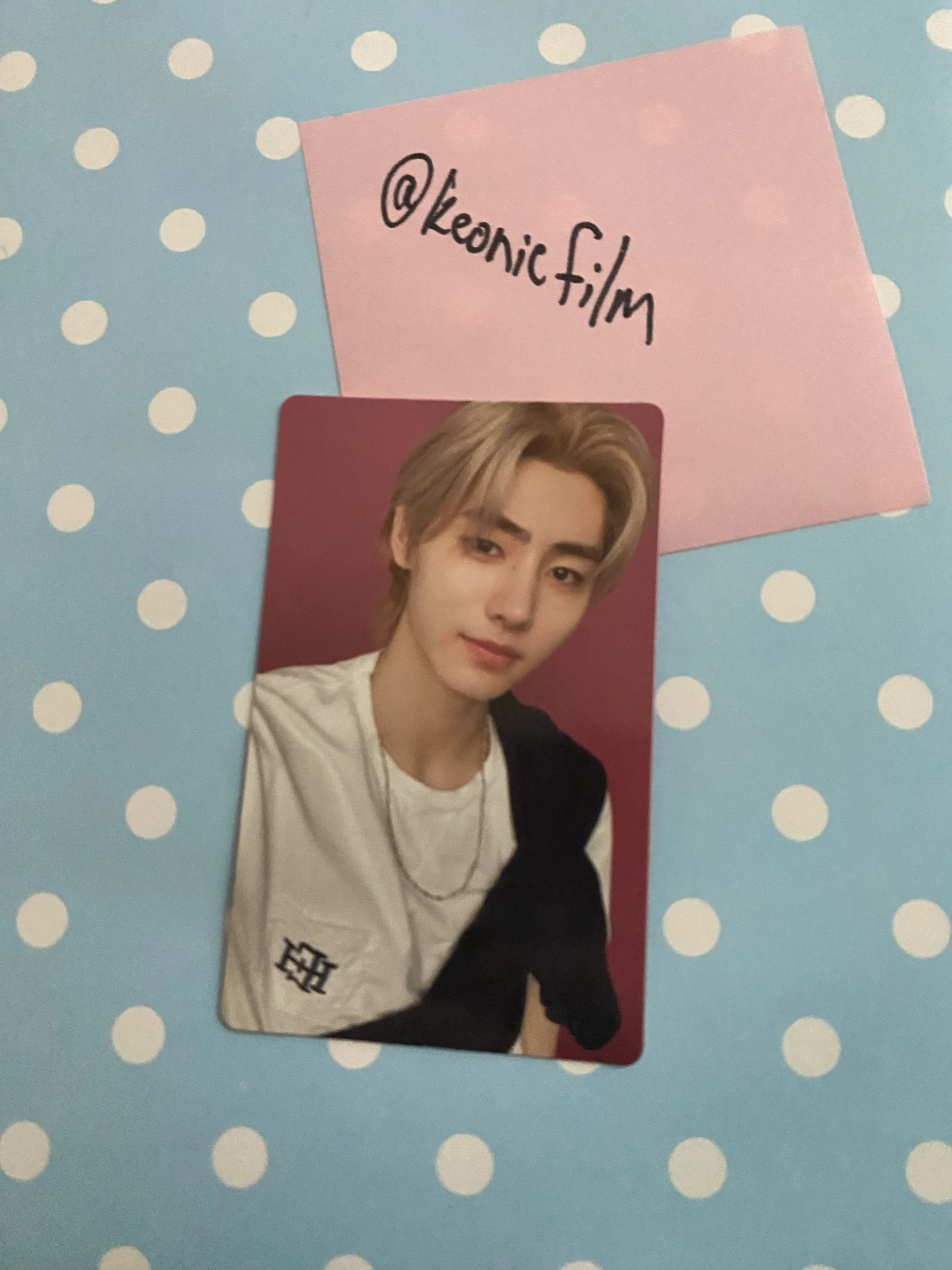 ENHYPEN Sunghoon ENHYPEN - Sunghoon - MANIFESTO: DAY 1 Album soundwave round 1 lucky draw (LD) listing photo 1