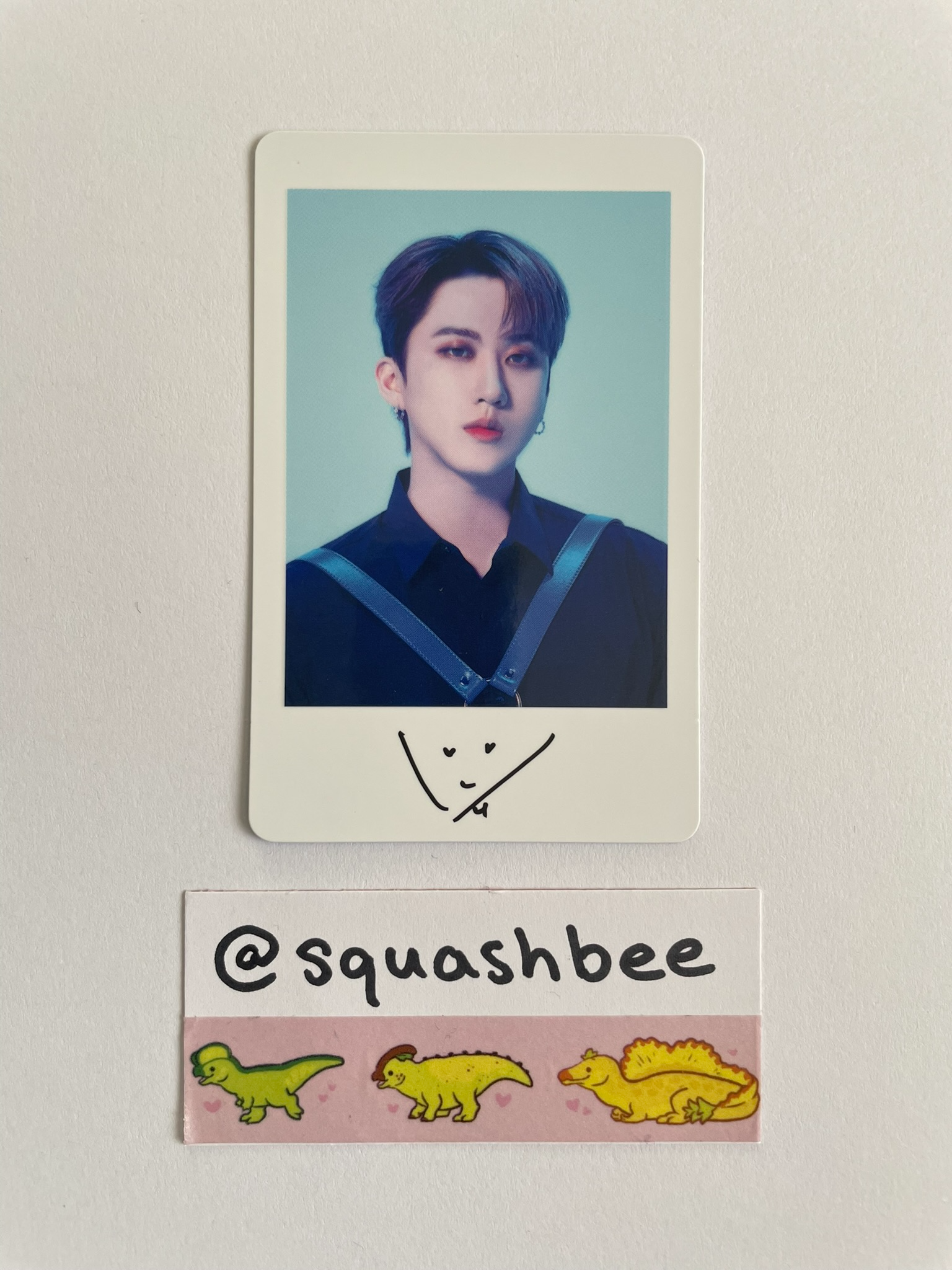 Stray Kids Changbin Stray Kids - Changbin - Maniac World Tour Event merch photocard japan B version polaroid printed signature item set listing photo 1