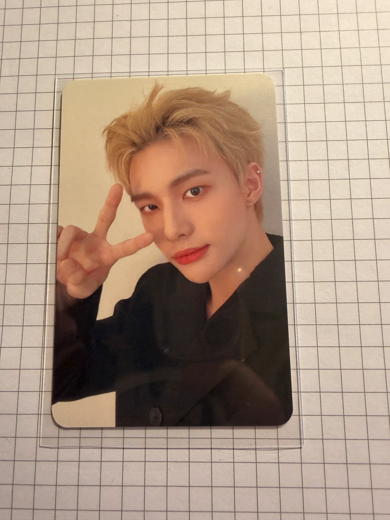 Stray Kids Hyunjin Stray Kids - Hyunjin - NACIFIC x Stray Kids Other brand collaboration nacific round 18 double-sided front side listing photo 1