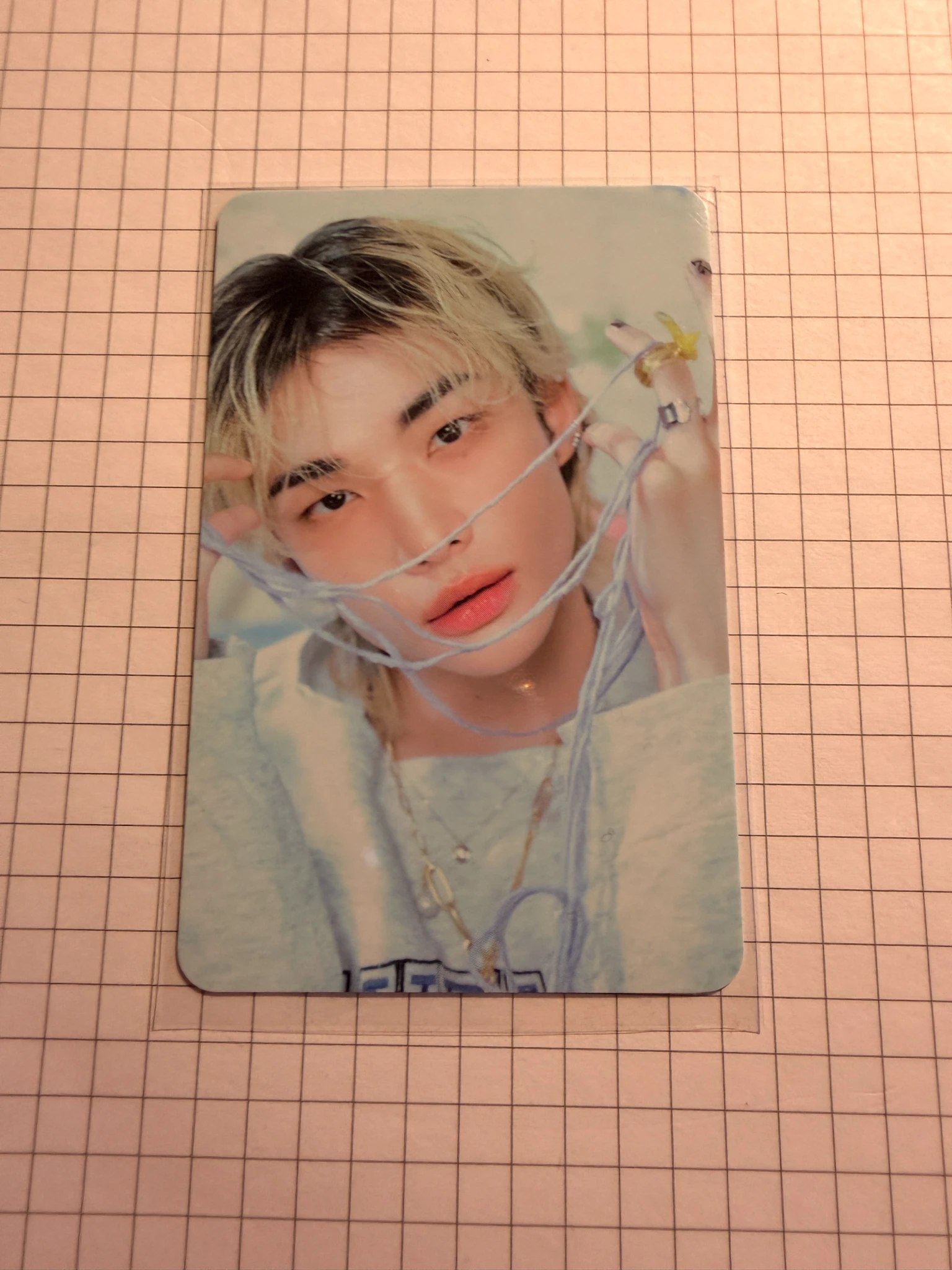 Stray Kids Hyunjin Stray Kids - Hyunjin - 6th Fanmeeting - STAY in Our Little House Event A version box tape merch photocard photocard set listing photo 1