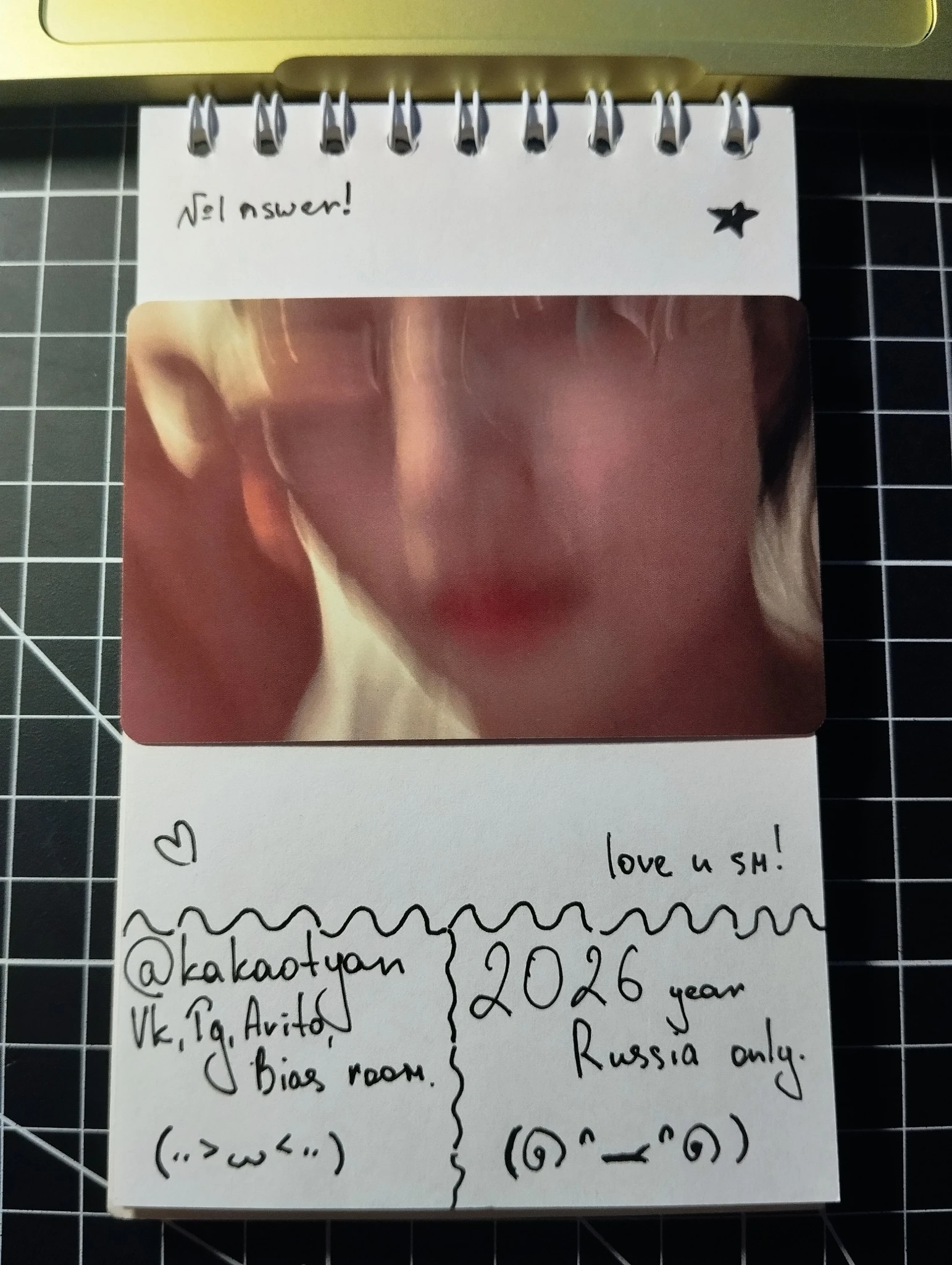 NMIXX Haewon NMIXX - Haewon - Blue Valentine Album album photocard photocard set nemo version valentine version listing photo 1