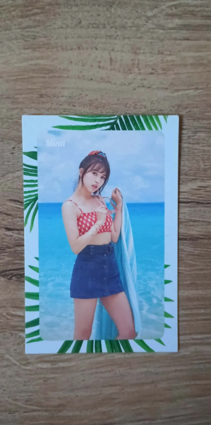TWICE Mina TWICE - Mina - Summer Nights Album album photocard message card listing photo 1