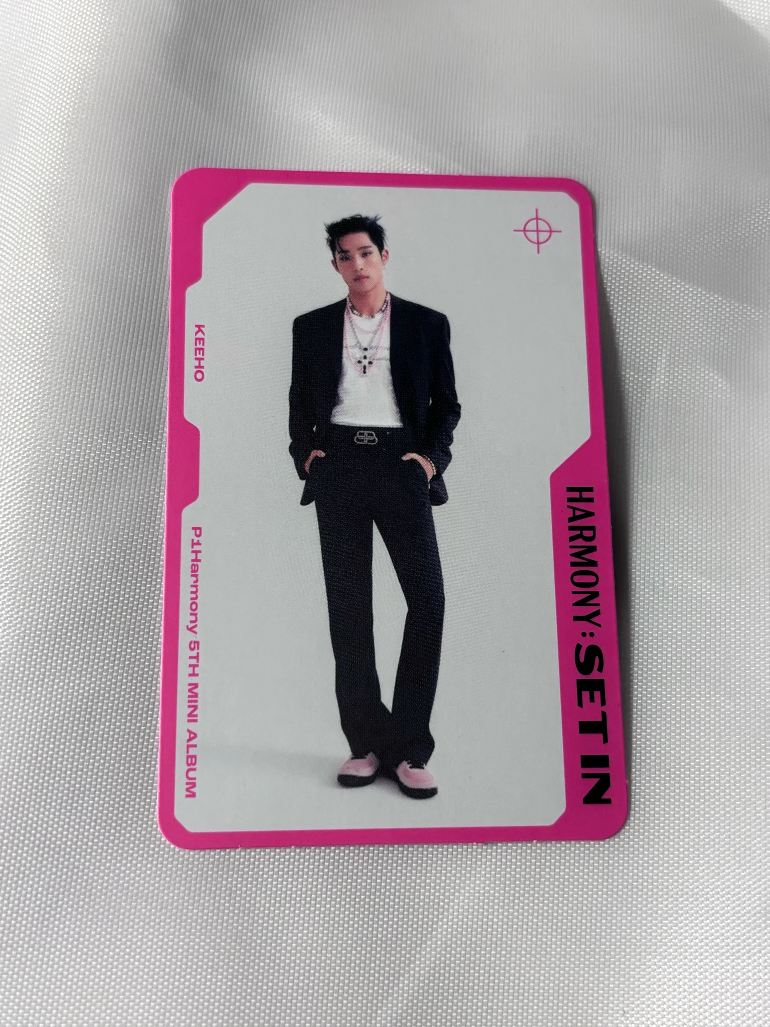 P1Harmony Keeho P1Harmony - Keeho - Harmony: Set In Album album photocard character card version double-sided step in version listing photo 1