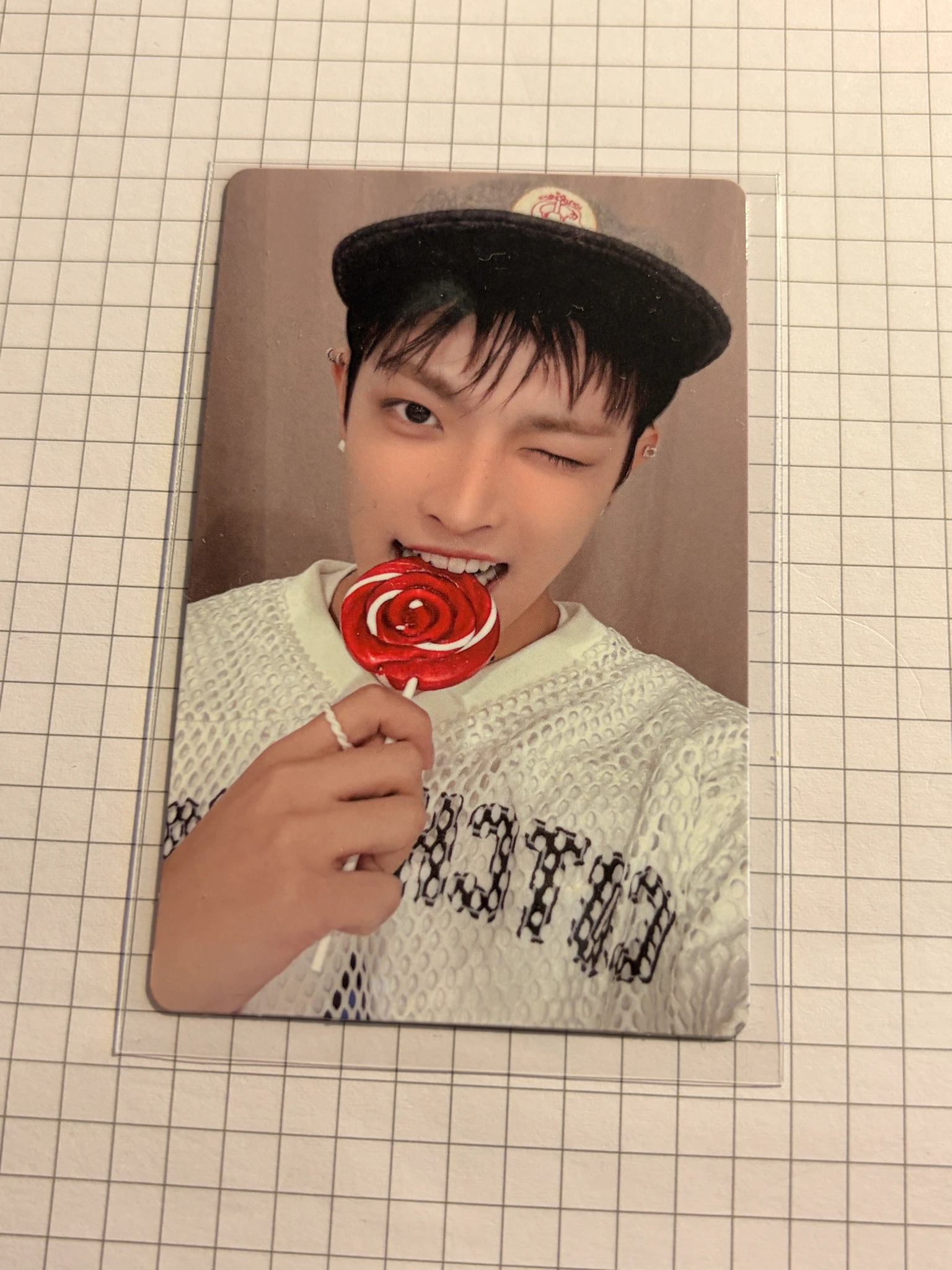 ATEEZ Hongjoong ATEEZ - Hongjoong - 2026 ATEEZ Fanmeeting - Atiny's Voyage: Tiny Mystery Event merch photocard squish version keyring fan meeting listing photo 1