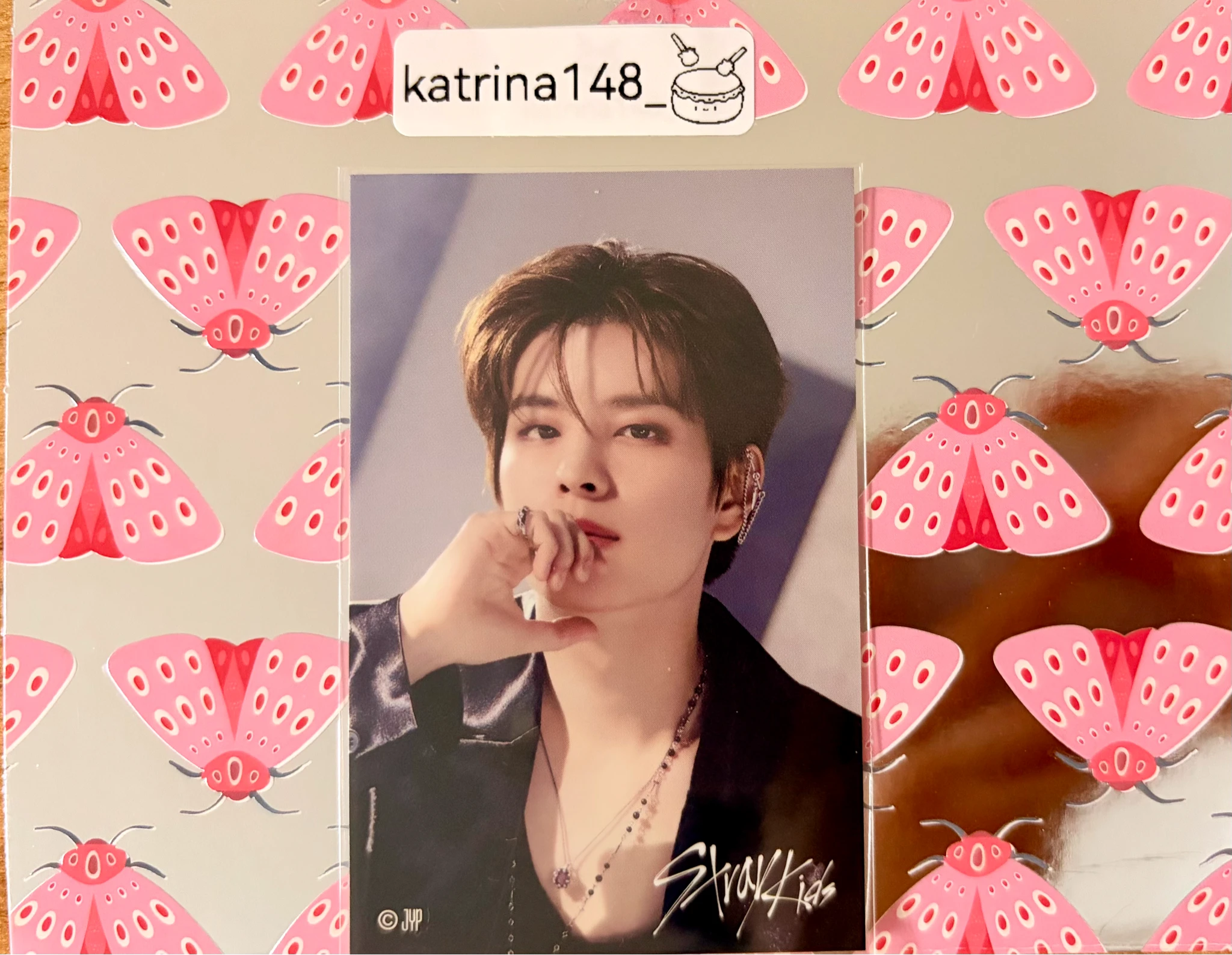Stray Kids Seungmin Stray Kids - Seungmin - 5-Star Dome Tour 2023 Event jpfc (japan fanclub) sticker version 1 round 1 lottery sticker card supplemental listing photo 1