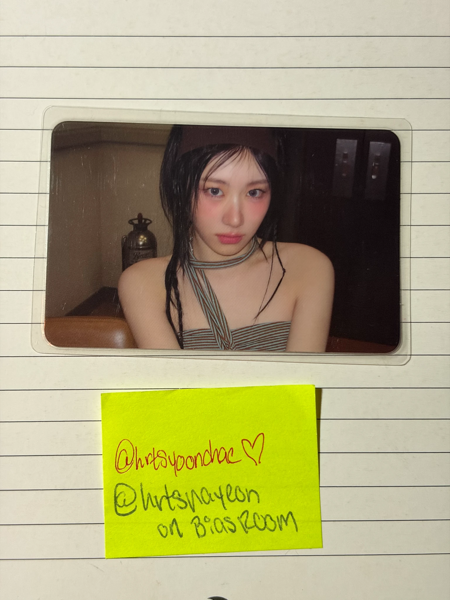 ITZY Chaeryeong ITZY - Chaeryeong - Girls Will Be Girls Album album photocard photobook ver. non-selfie concept photocard listing photo 1