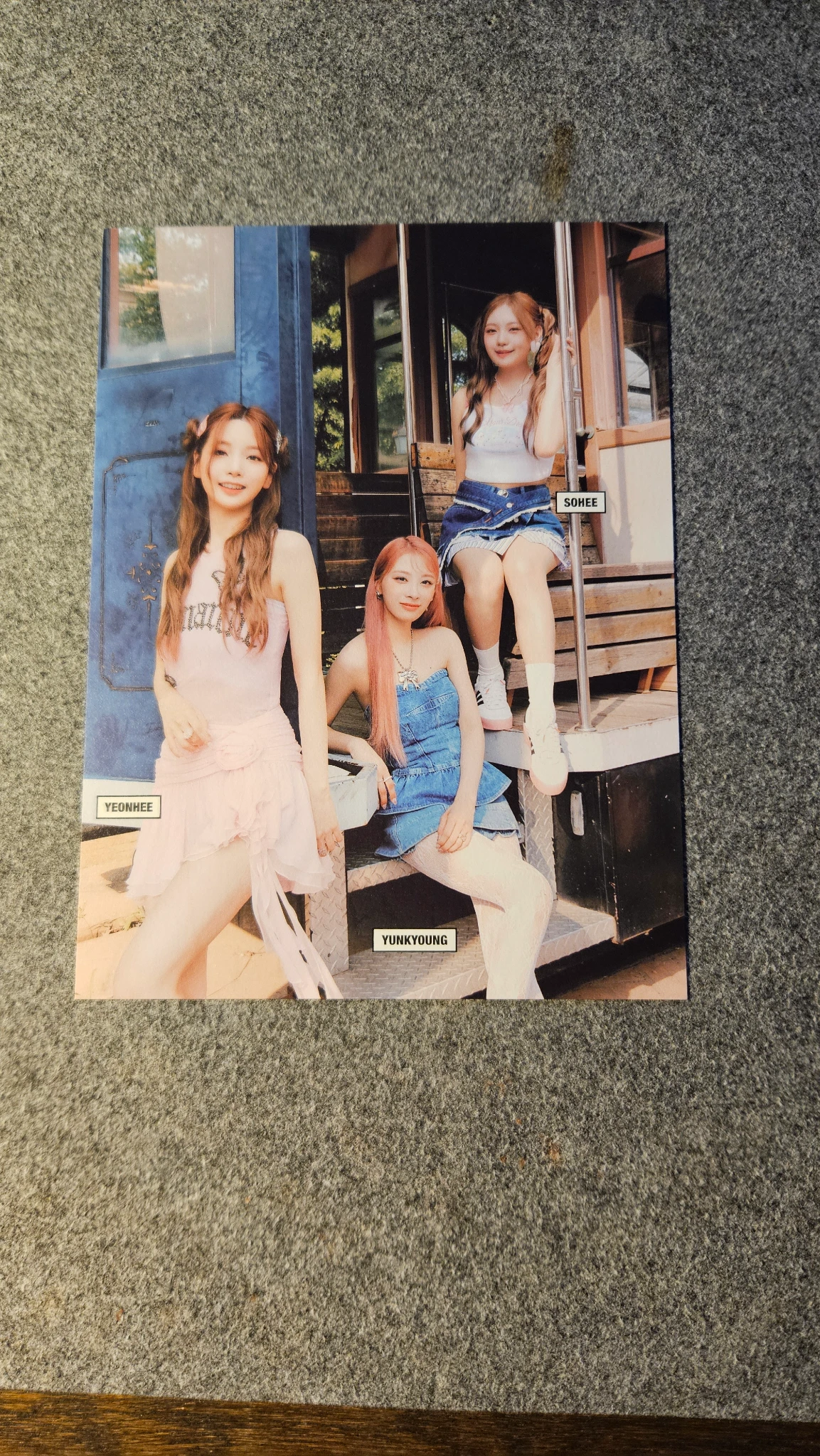 Rocket Punch Rocket Punch - Yeonhee & Sohee & Yunkyoung - Boom Album postcard listing photo 1