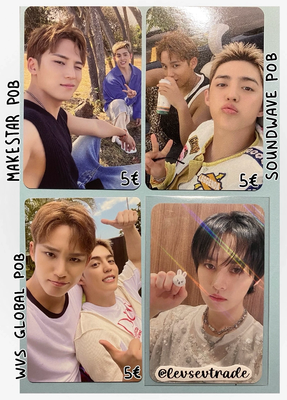 SEVENTEEN SEVENTEEN - S.Coups & Mingyu - Hype Vibes Album makestar standard version pob (pre-order benefit) listing photo 1