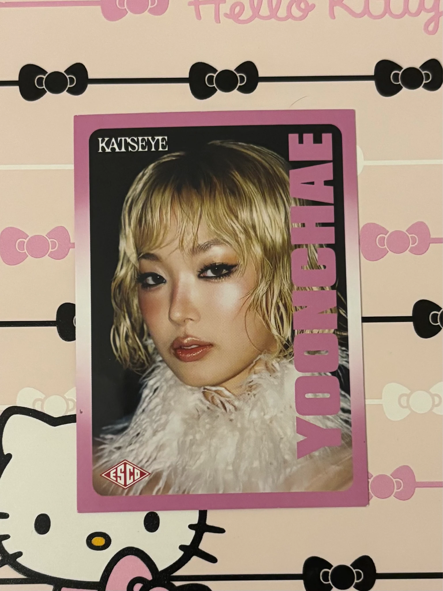 KATSEYE Yoonchae KATSEYE - Yoonchae - ESCO “WILD” Trading Cards Other trading card listing photo 1