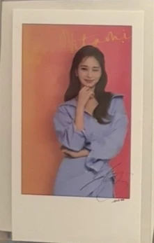TWICE Tzuyu TWICE - Tzuyu - TWICE x LEMONA Other version 1 polaroid brand collaboration japan listing photo 1