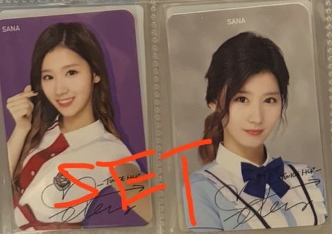 TWICE Sana TWICE - Sana - TWICE x SKOOLOOKS Other brand collaboration purchase benefit version 1 photocard set skoolooks listing photo 1