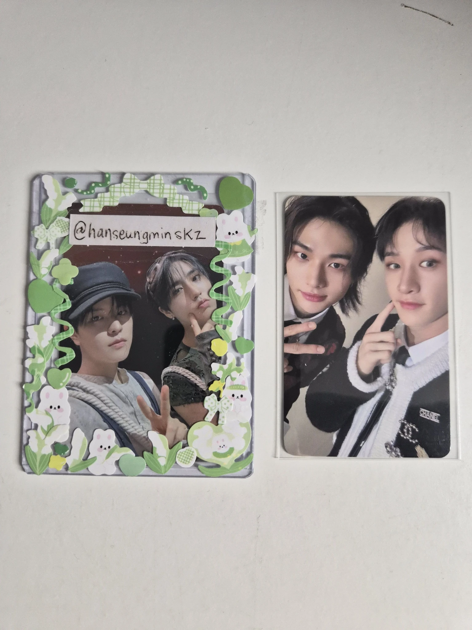 Stray Kids Stray Kids - Bang Chan & Hyunjin - Social Path Album album photocard jpfc (japan fanclub) listing photo 1