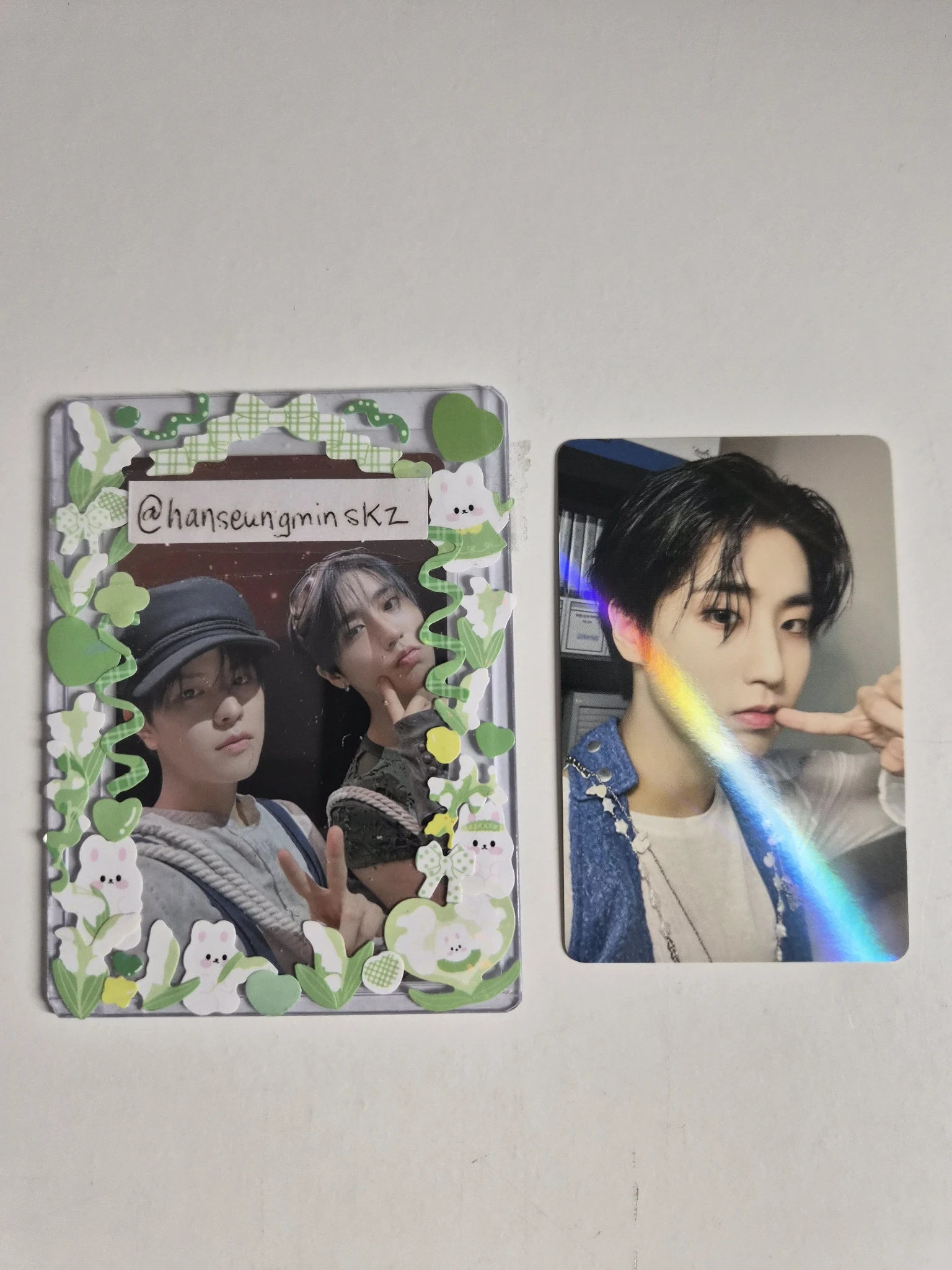 Stray Kids HAN Stray Kids - HAN - Rock-Star Album pre-order benefit (pob) makestar holographic (hologram) listing photo 1
