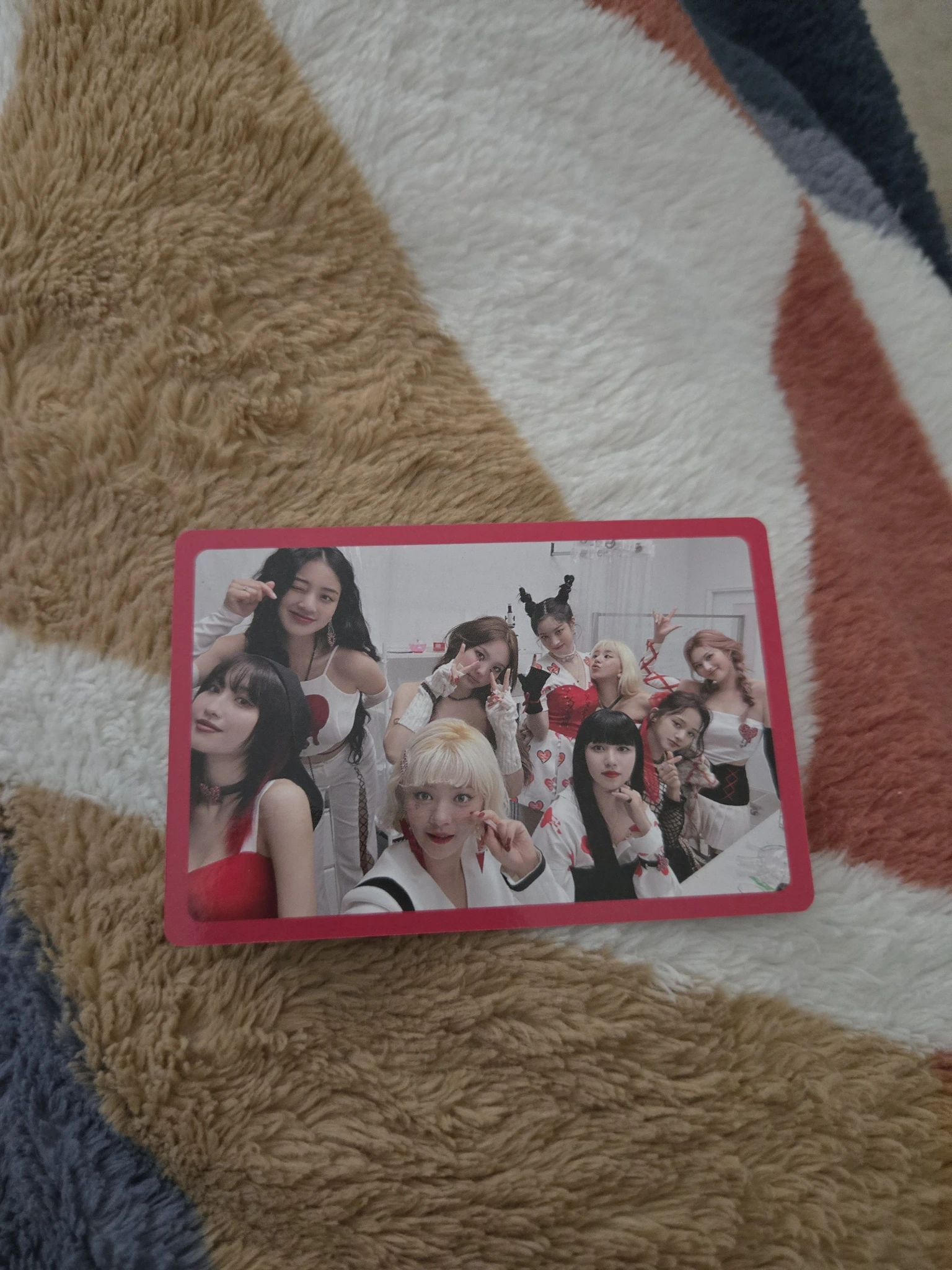TWICE TWICE - Formula of Love: O+T=<3 Album pob (pre-order benefit) explosion version horizontal group photocard photocard set listing photo 1