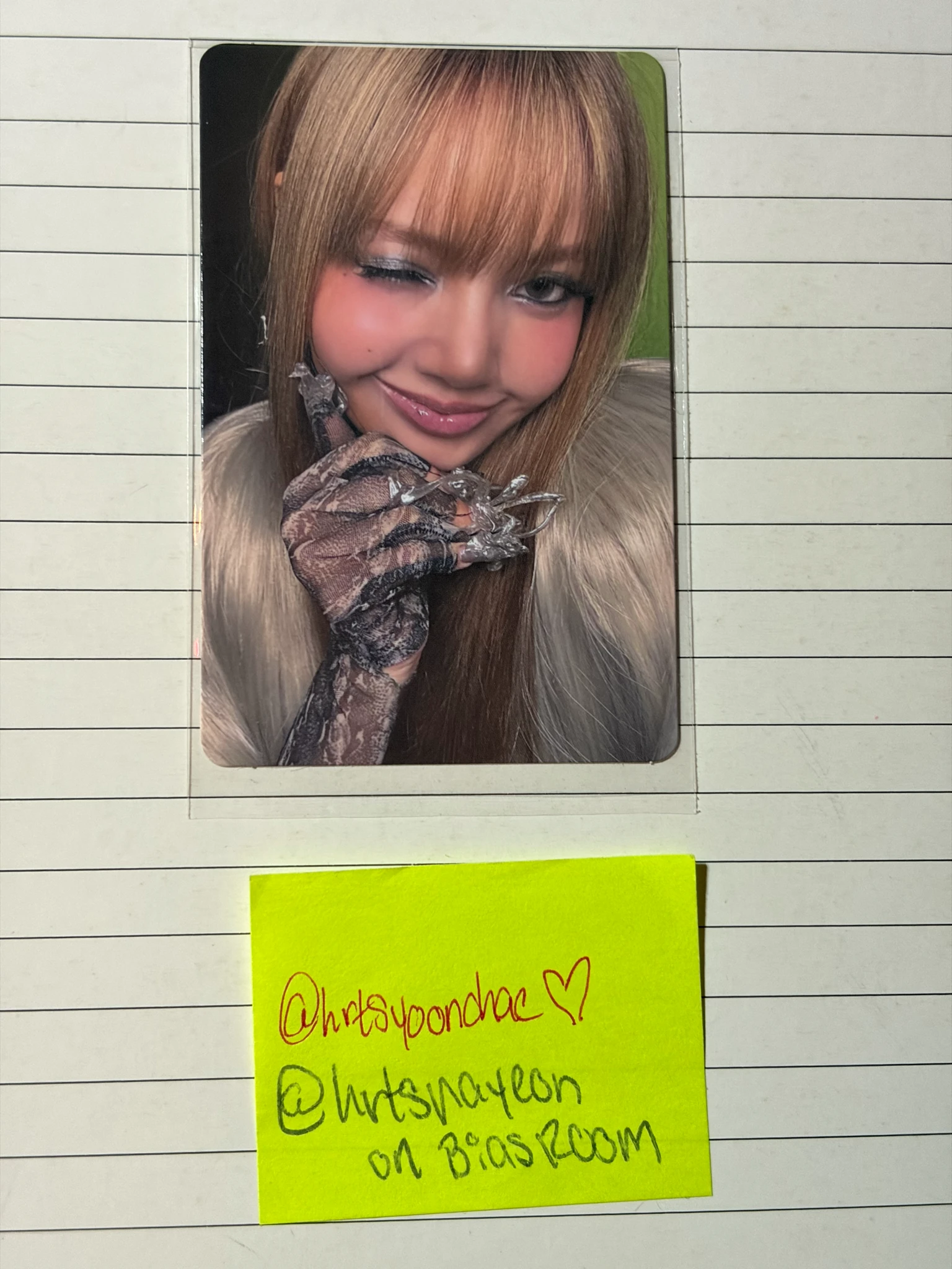 BLACKPINK Lisa BLACKPINK - Lisa - Deadline Album B version album photocard gray version listing photo 1