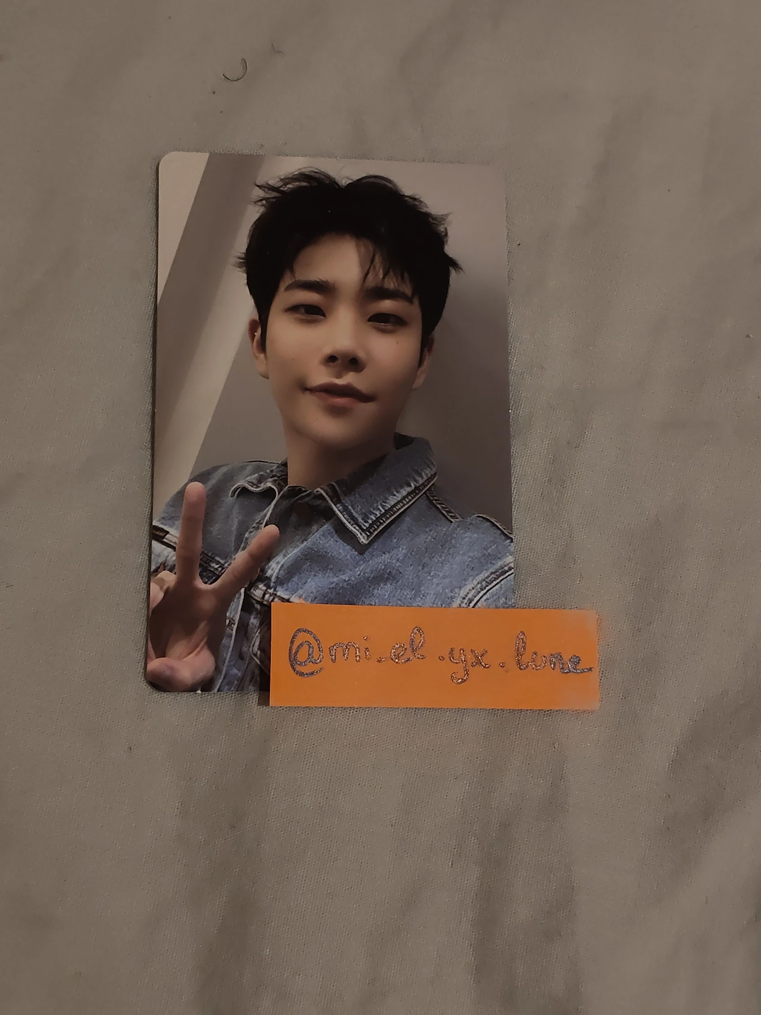 ASTRO MJ ASTRO - MJ - All Yours Album album photocard me version A version listing photo 1