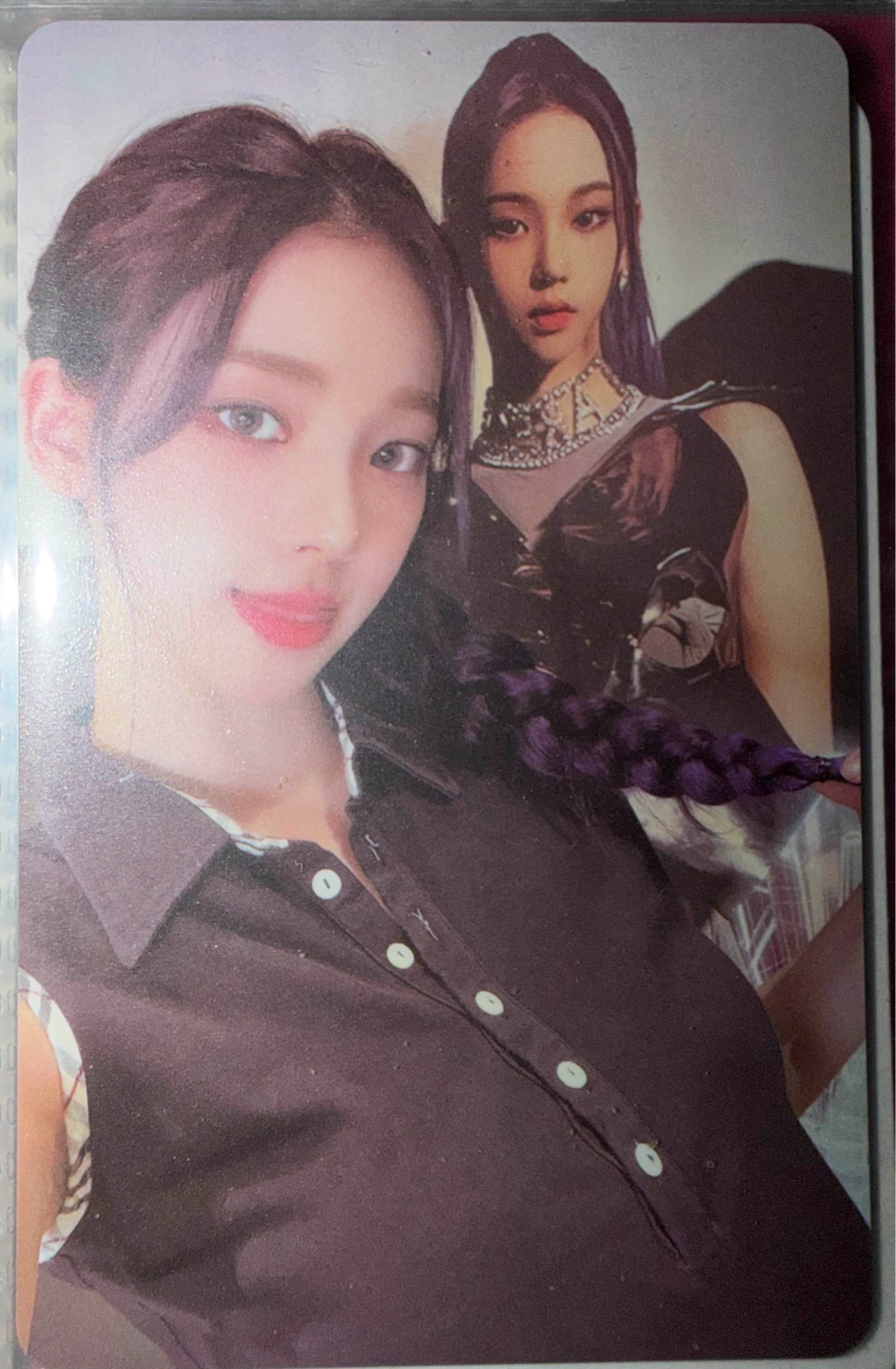 aespa Karina aespa - Karina - Girls Album KMStation lucky draw round 3 polaroid listing photo 1