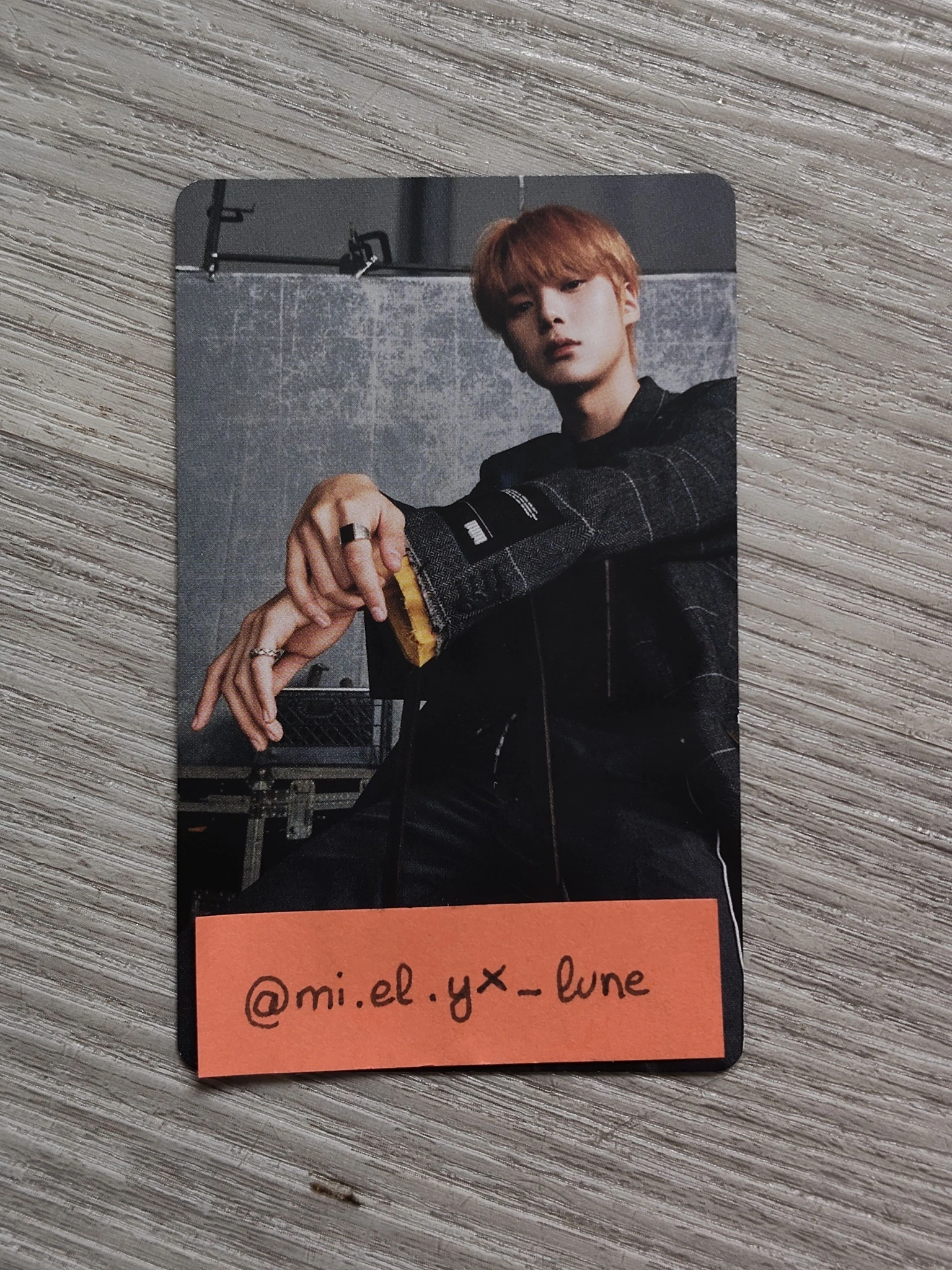 MONSTA X Minhyuk MONSTA X - Minhyuk - All About Luv Album album photocard deluxe version english album listing photo 1