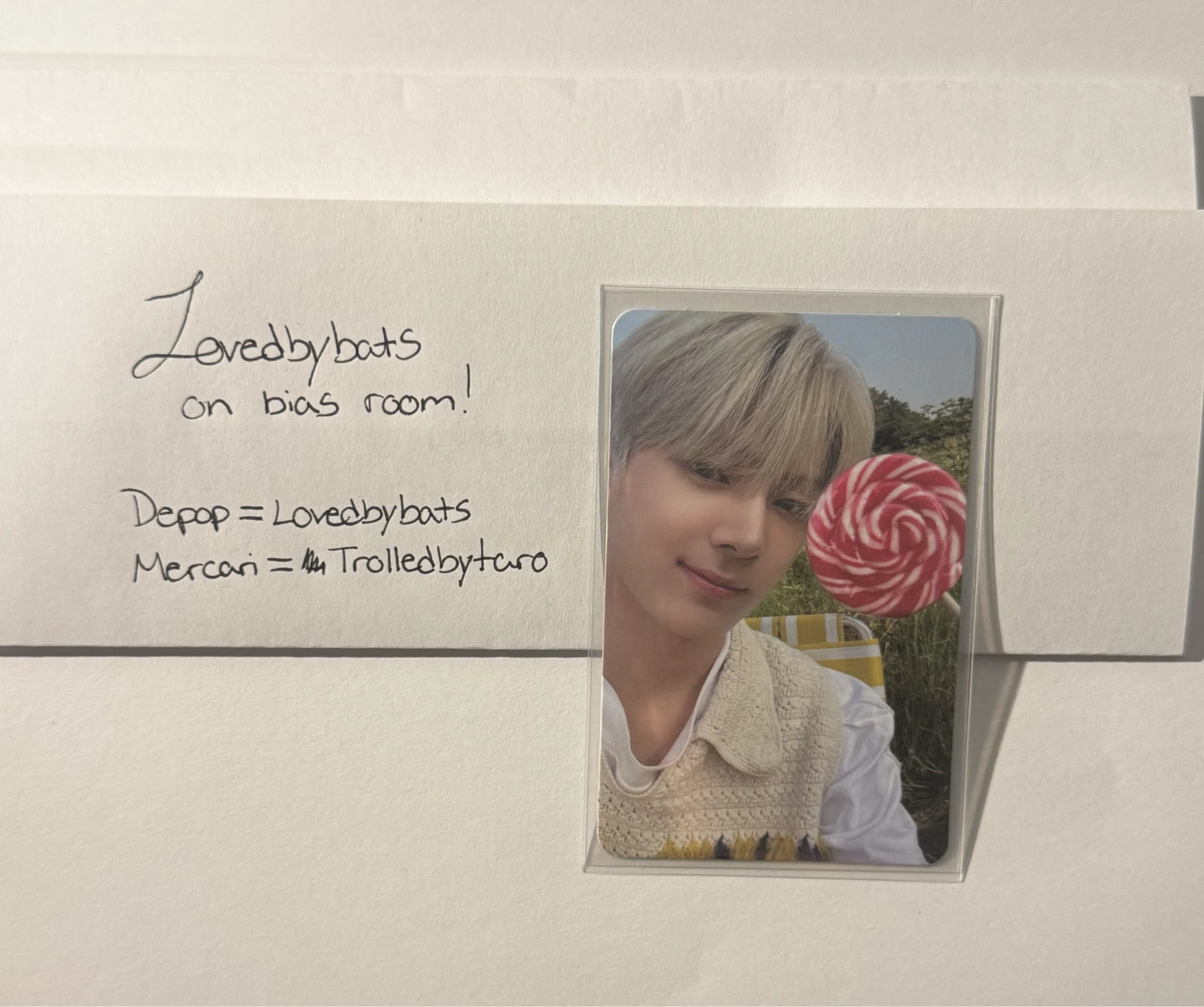 ENHYPEN Jay ENHYPEN - Jay - ORANGE BLOOD Album video call kpopmerch round 1 listing photo 1