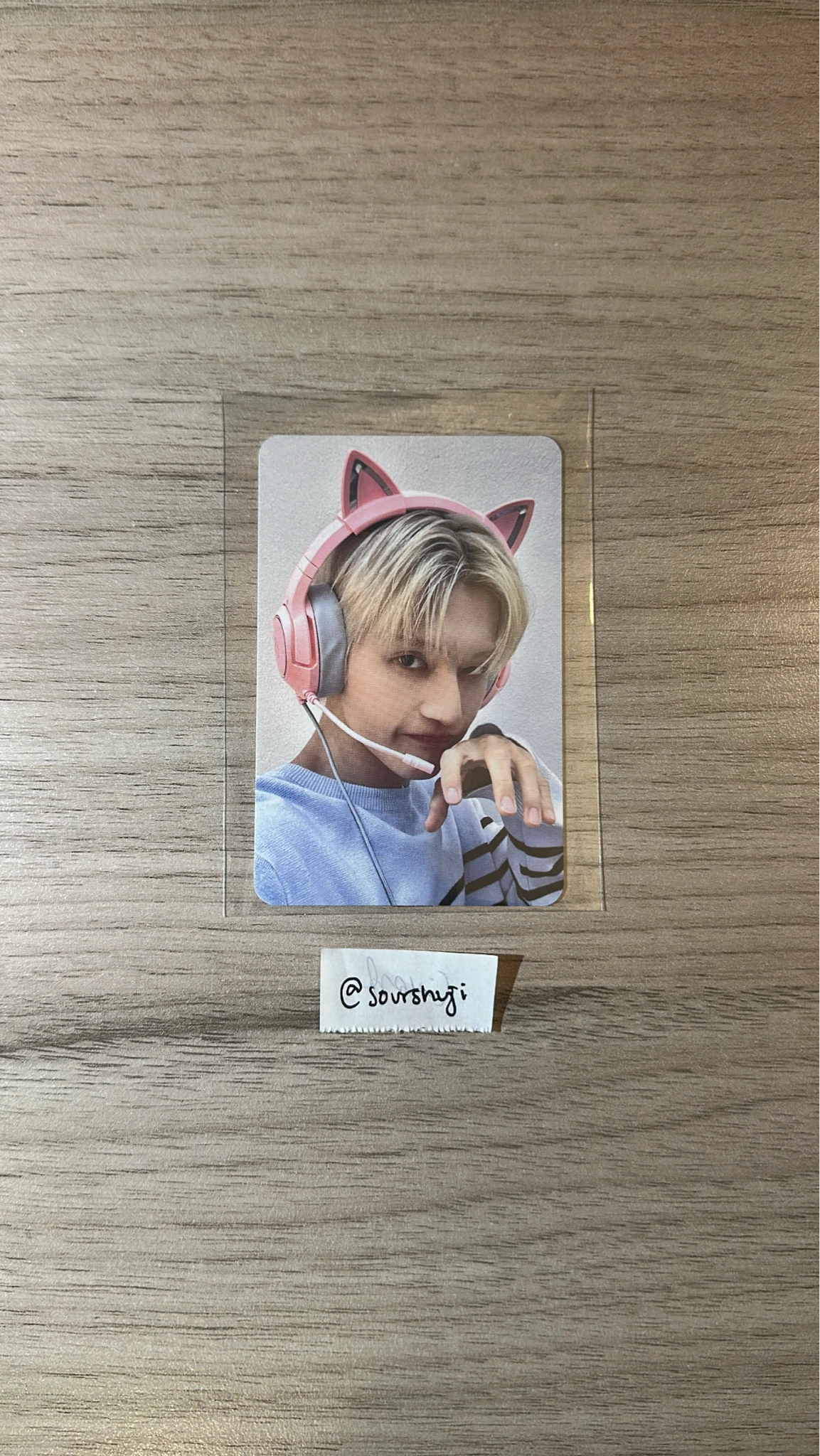 ATEEZ Wooyoung ATEEZ - Wooyoung - Golden Hour : Part.3 Album makestar lucky draw round 2 listing photo 1