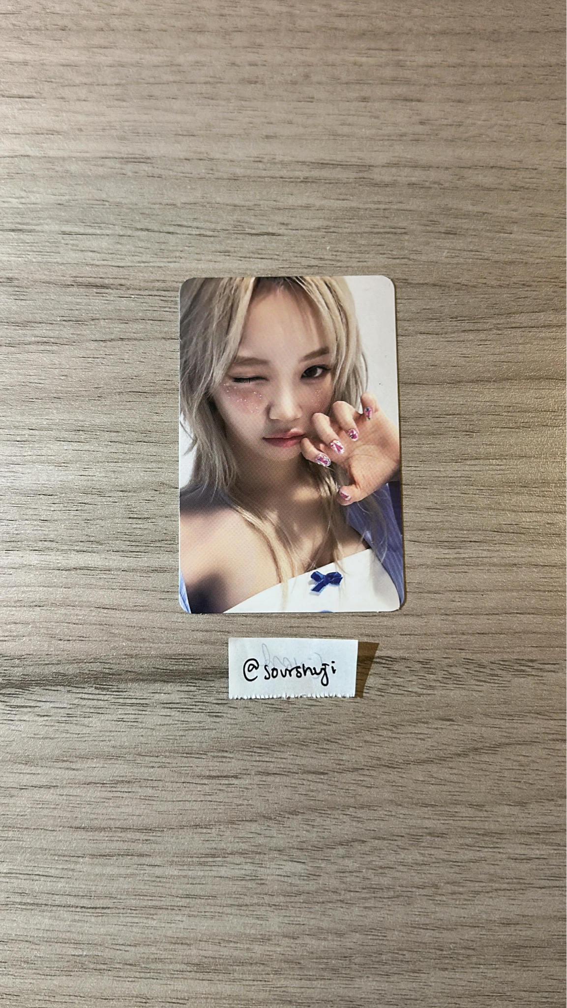 LE SSERAFIM Kim Chaewon LE SSERAFIM - Kim Chaewon - CRAZY Album album photocard heathers rock ver. listing photo 1