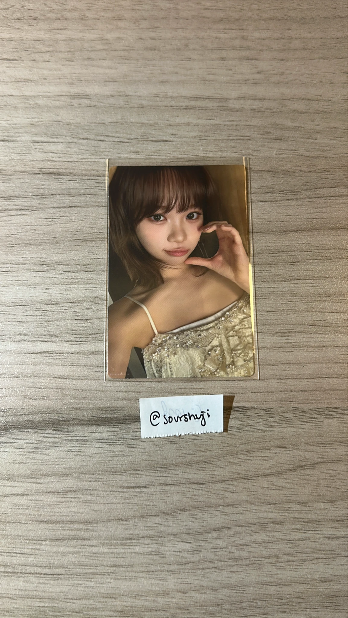 LE SSERAFIM Kim Chaewon LE SSERAFIM - Kim Chaewon - 2025/2026 LE SSERAFIM TOUR “EASY CRAZY HOT” ENCORE Event trading card easy crazy hot tour merch photocard listing photo 1