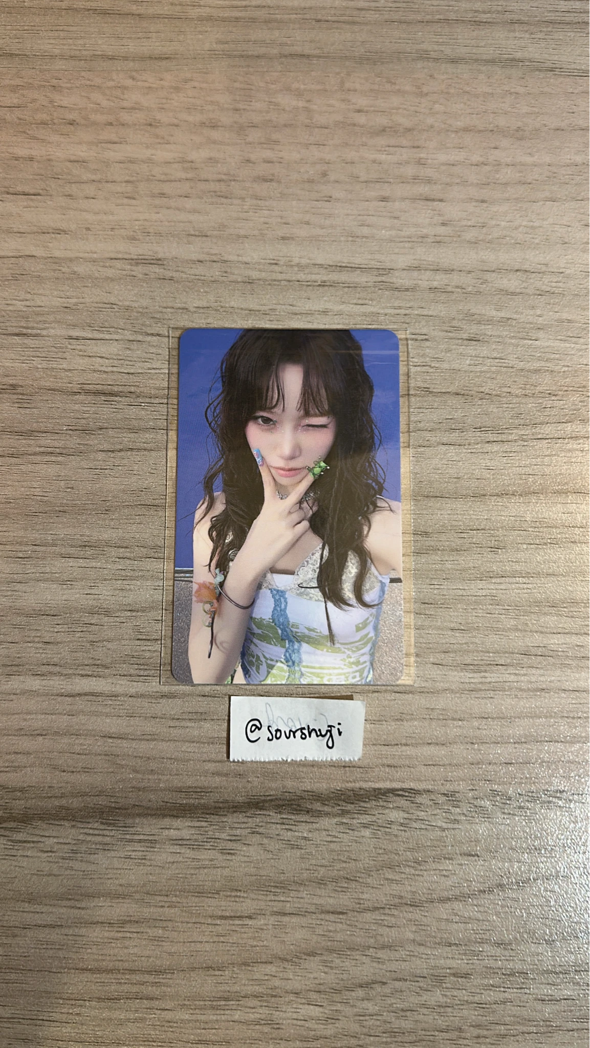 LE SSERAFIM Kim Chaewon LE SSERAFIM - Kim Chaewon - PUREFLOW pt.1 Album apple music lucky draw (LD) round 2 listing photo 1