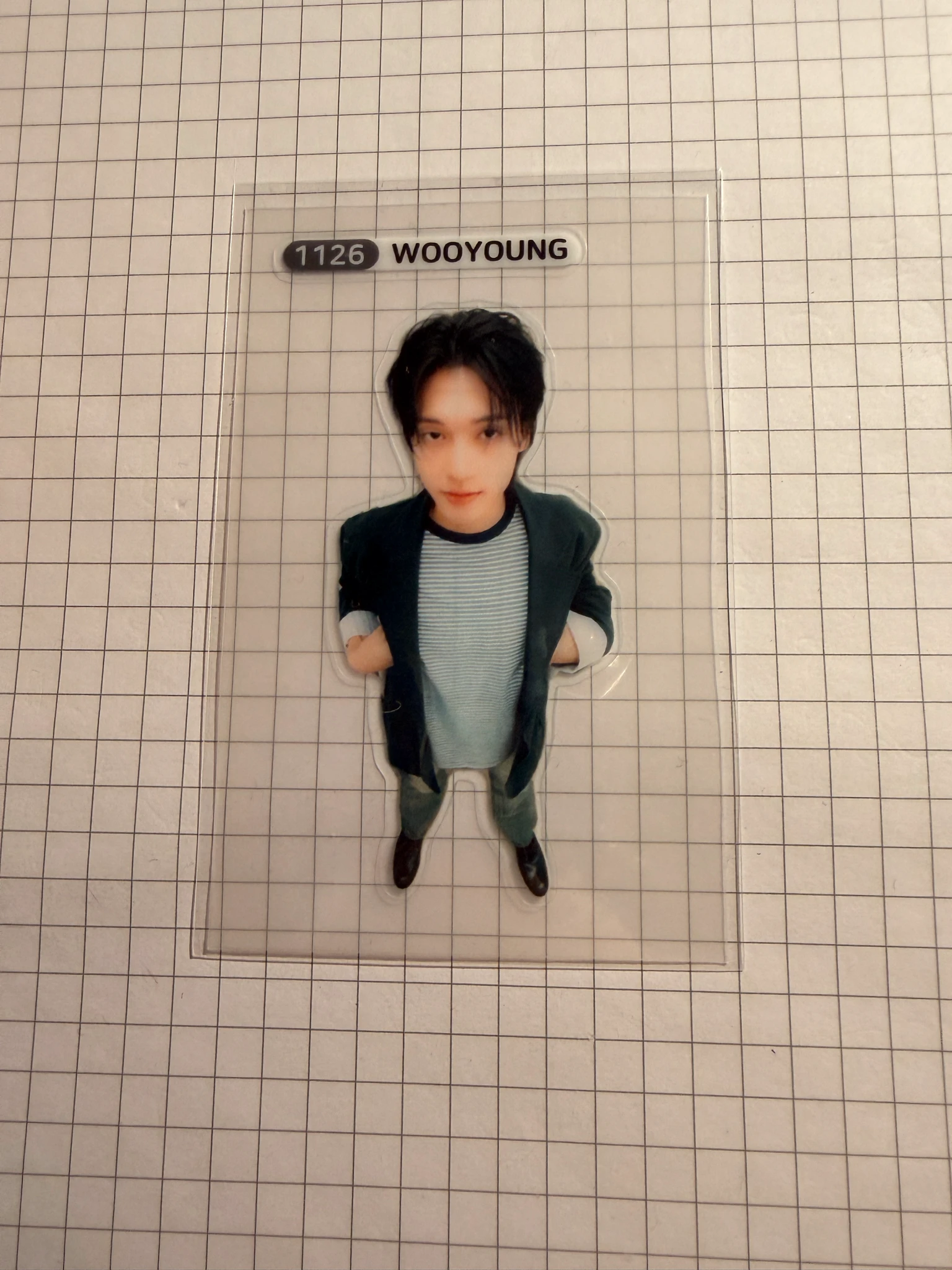 ATEEZ Wooyoung ATEEZ - Wooyoung - GOLDEN HOUR : Part.5 Album hellolive pob (pre-order benefit) sticker listing photo 1