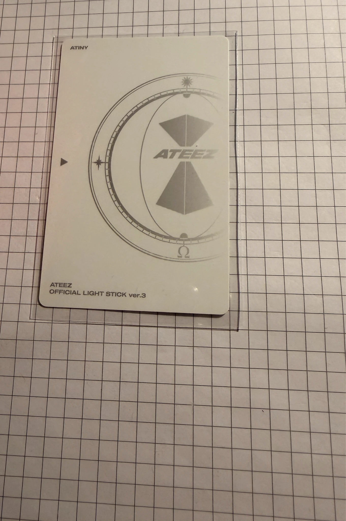 ATEEZ Wooyoung ATEEZ - Wooyoung - OFFICIAL LIGHT STICK VER.3 Other merch photocard lightstick listing photo 2