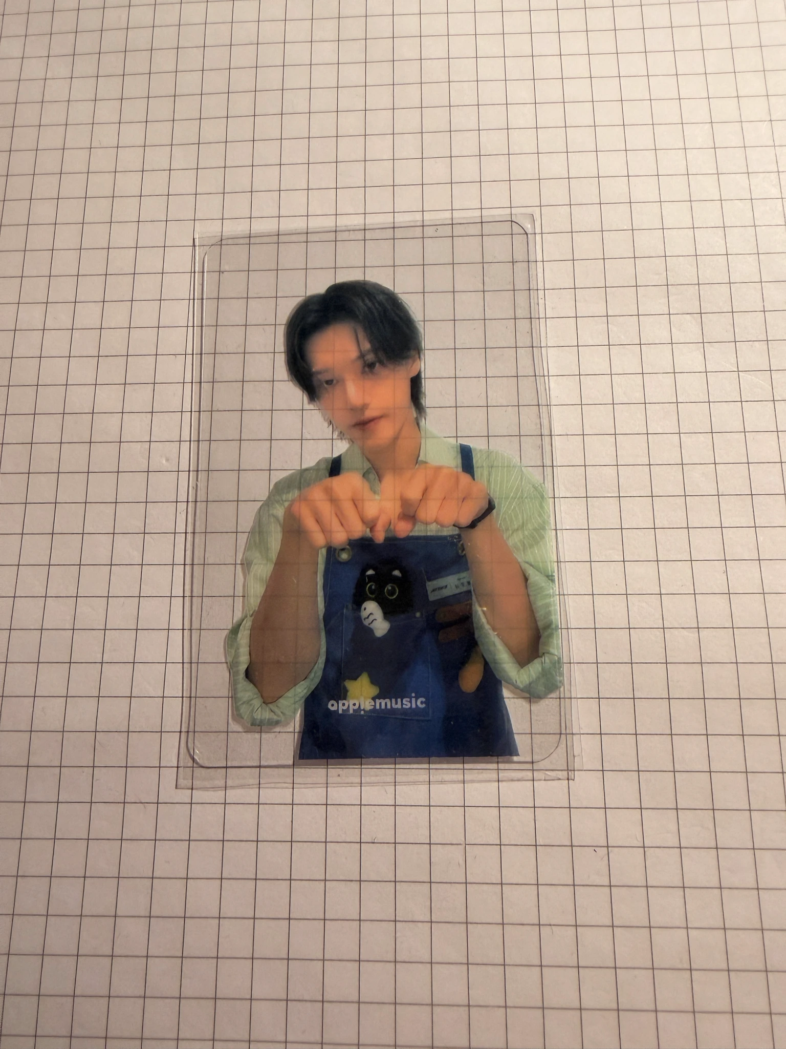 ATEEZ Wooyoung ATEEZ - Wooyoung - GOLDEN HOUR : Part.5 Album apple music cafe event round 2 video call/fancall transparent/translucent listing photo 1