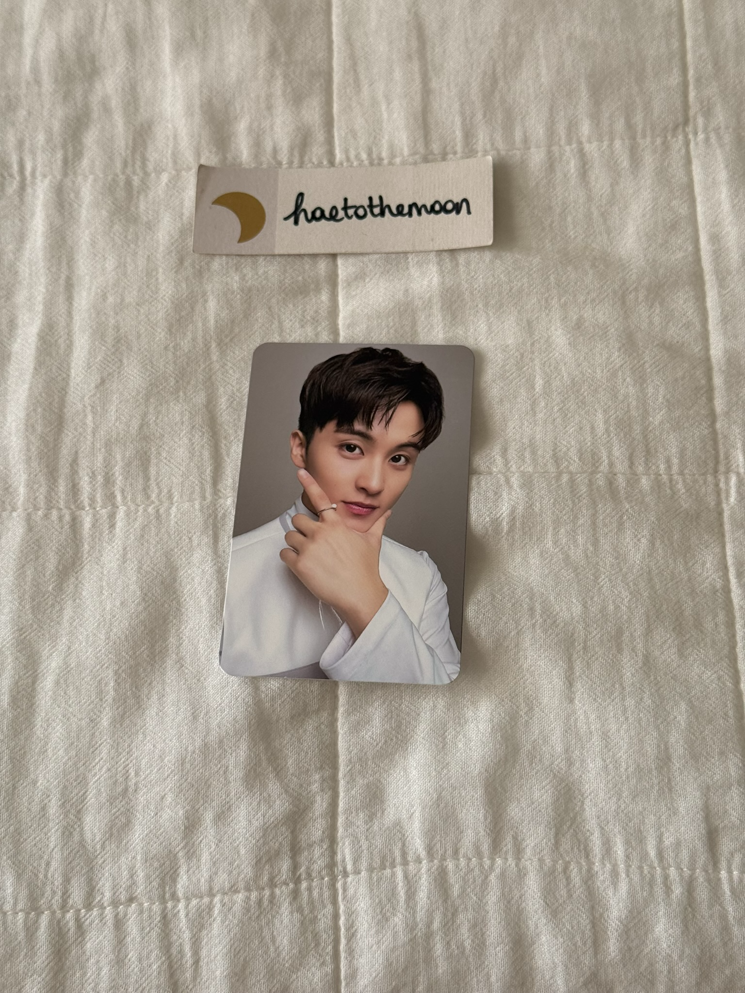 NCT 127 Mark NCT 127 - Mark - 2024 Season’s Greetings Other merch photocard trading card selfie A version listing photo 1