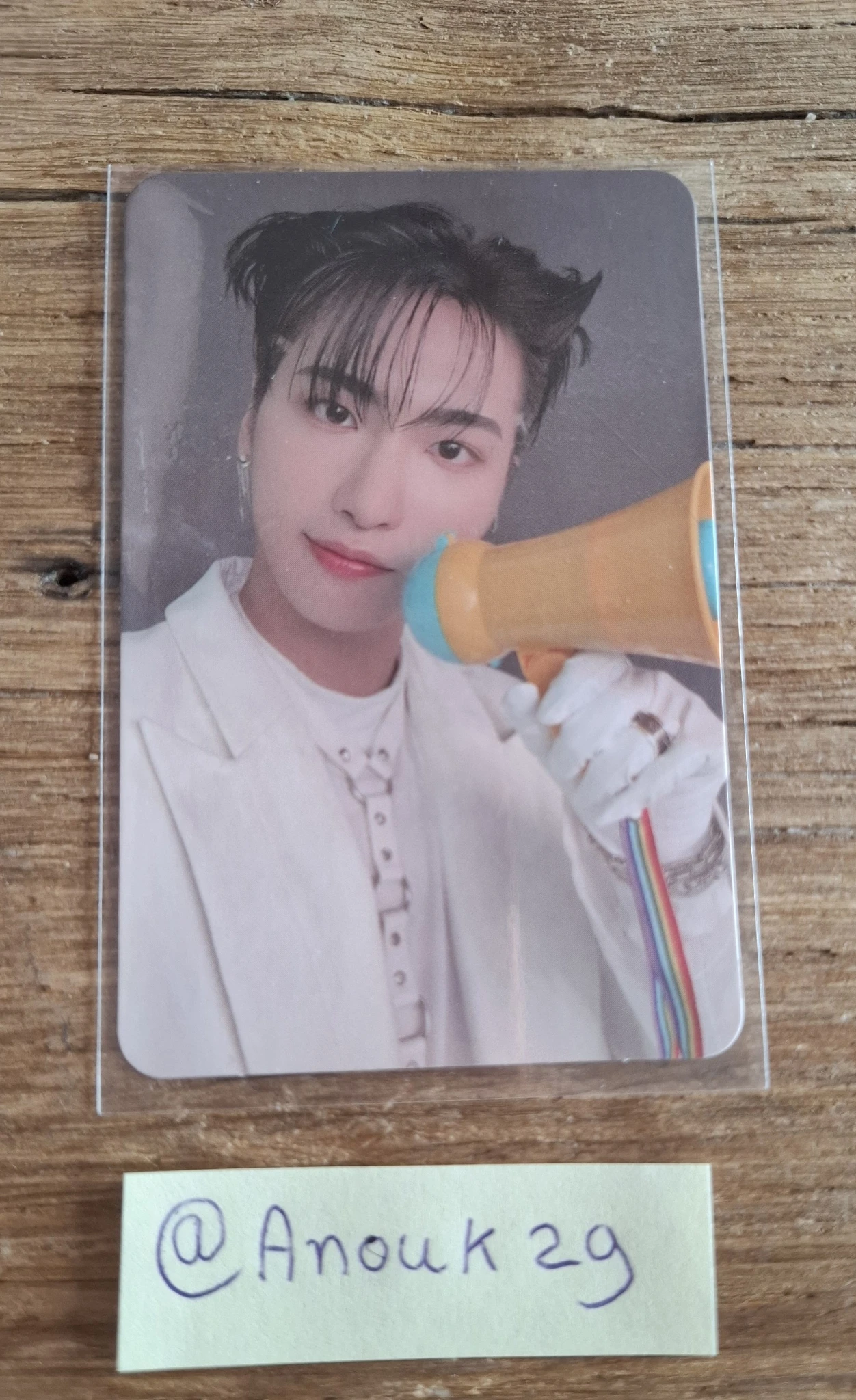ATEEZ Seonghwa ATEEZ - Seonghwa - THE WORLD EP.1 : MOVEMENT Album synnara round 1 pob (pre-order benefit) listing photo 1