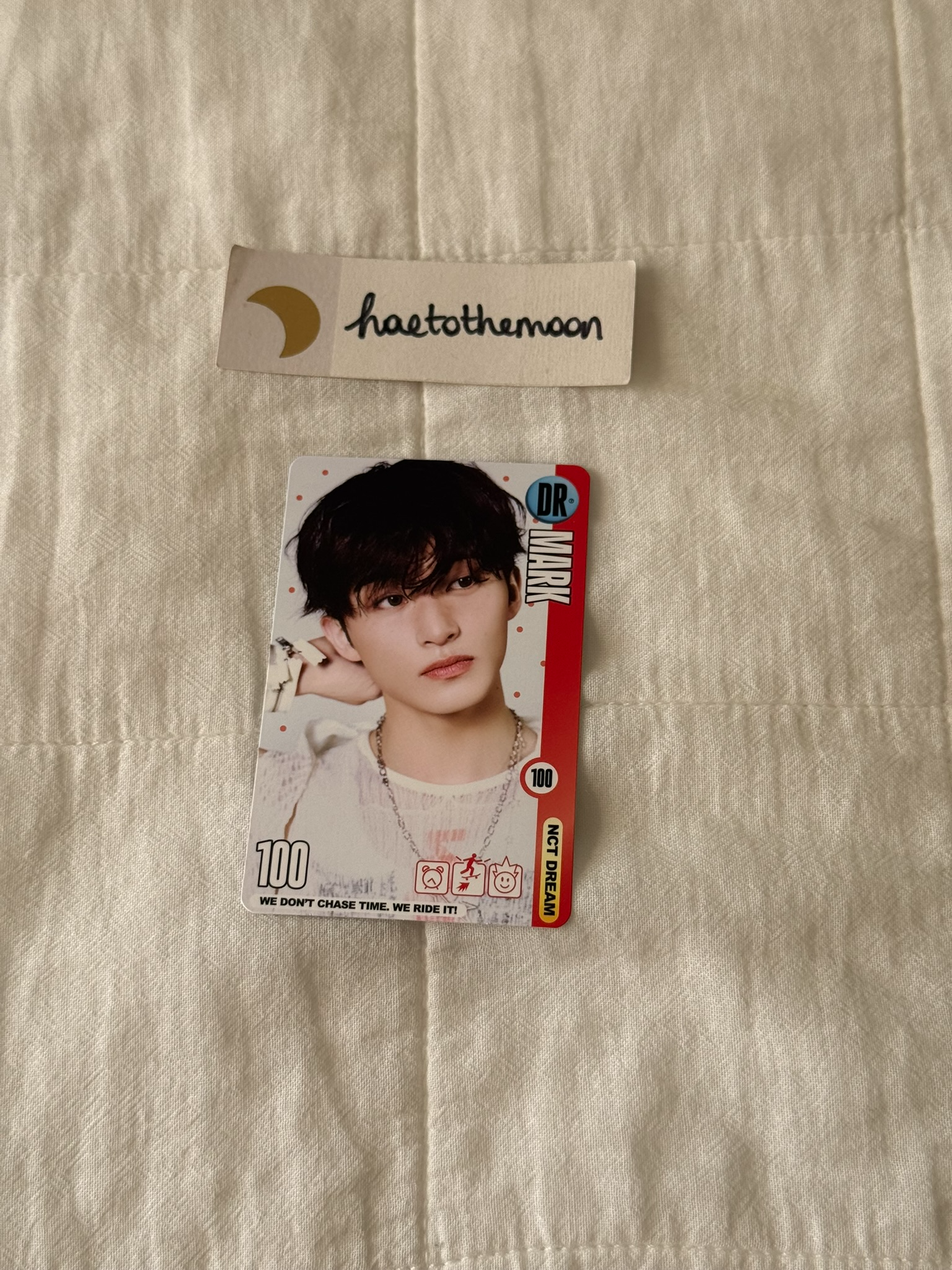 NCT DREAM Mark NCT DREAM - Mark - Go Back to the Future Album trading card merch photocard time version listing photo 1