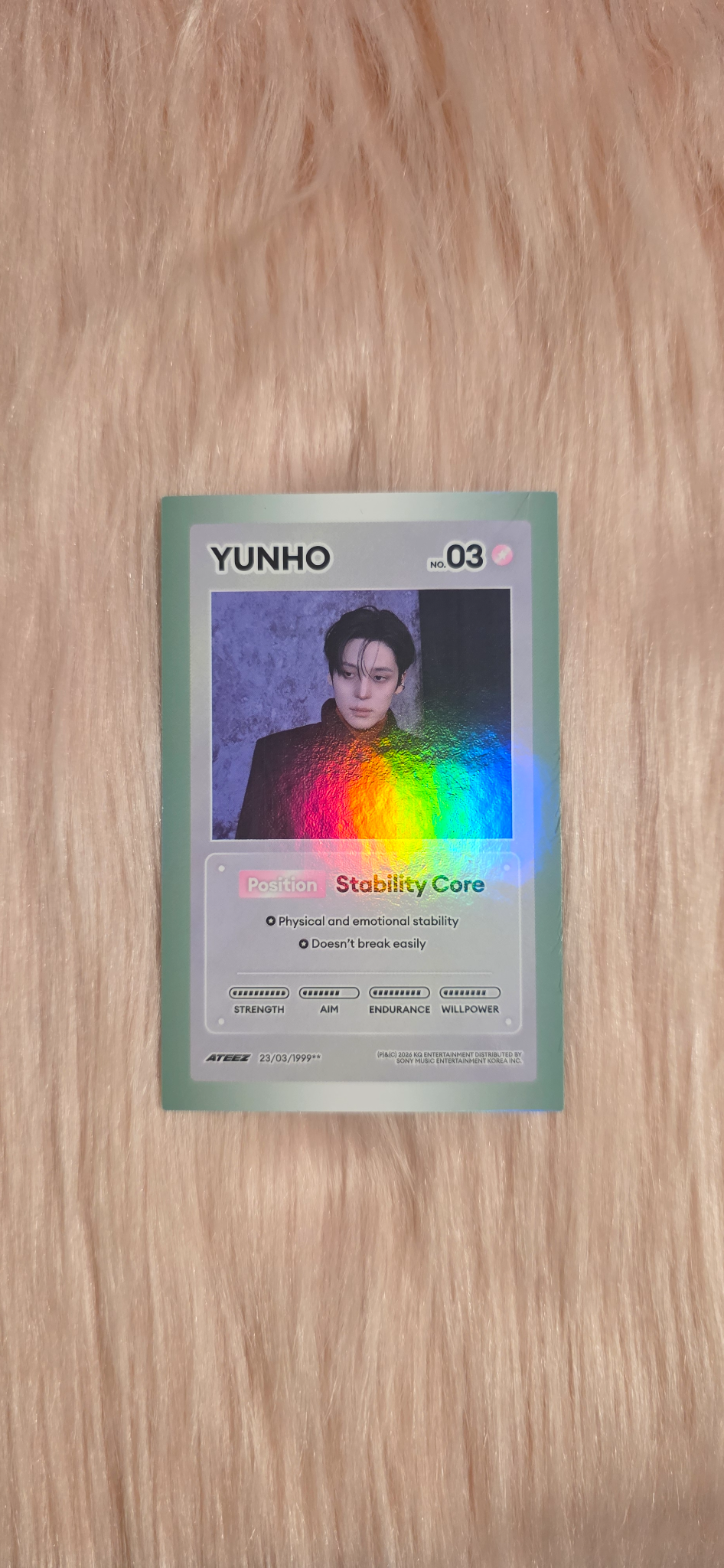 ATEEZ Yunho ATEEZ - Yunho - GOLDEN HOUR : Part.5 Album holographic (hologram) listing photo 1