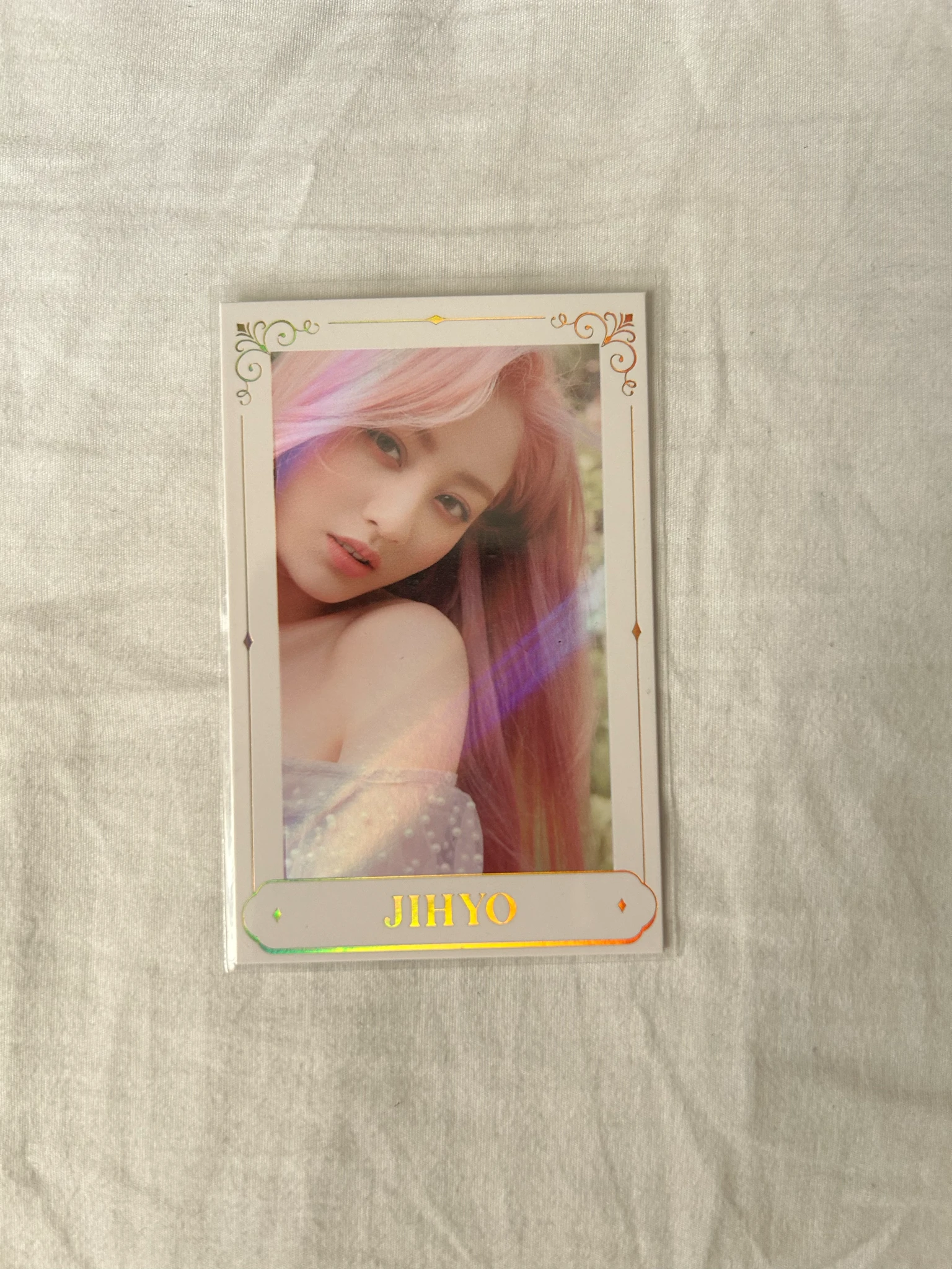 TWICE Jihyo TWICE - Jihyo - MORE & MORE Album withdrama withmuu holographic (hologram) pre-order benefit (pob) listing photo 1