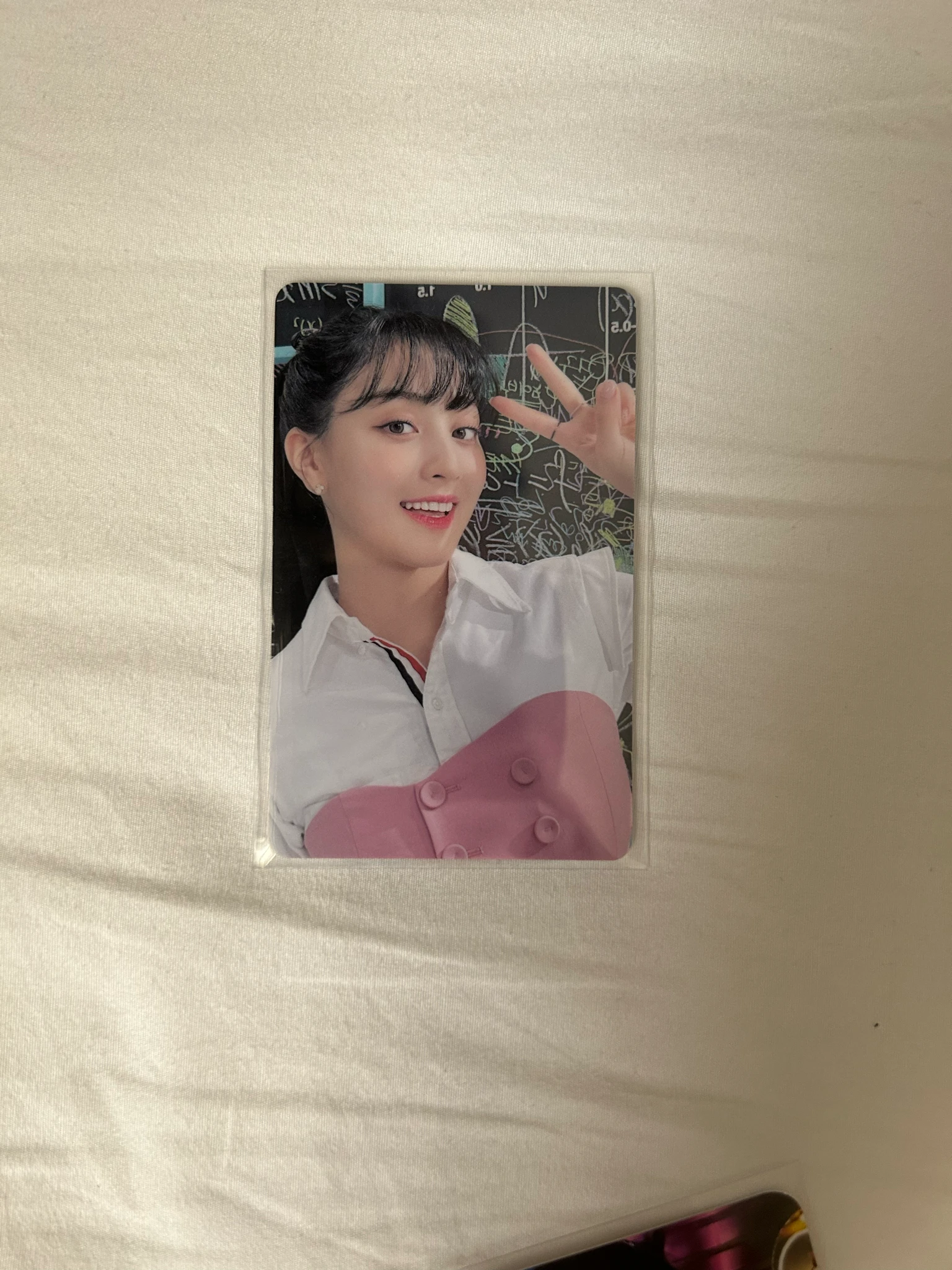 TWICE Jihyo TWICE - Formula of Love: O+T=<3 Album soundwave lucky draw B version pvc card listing photo 1