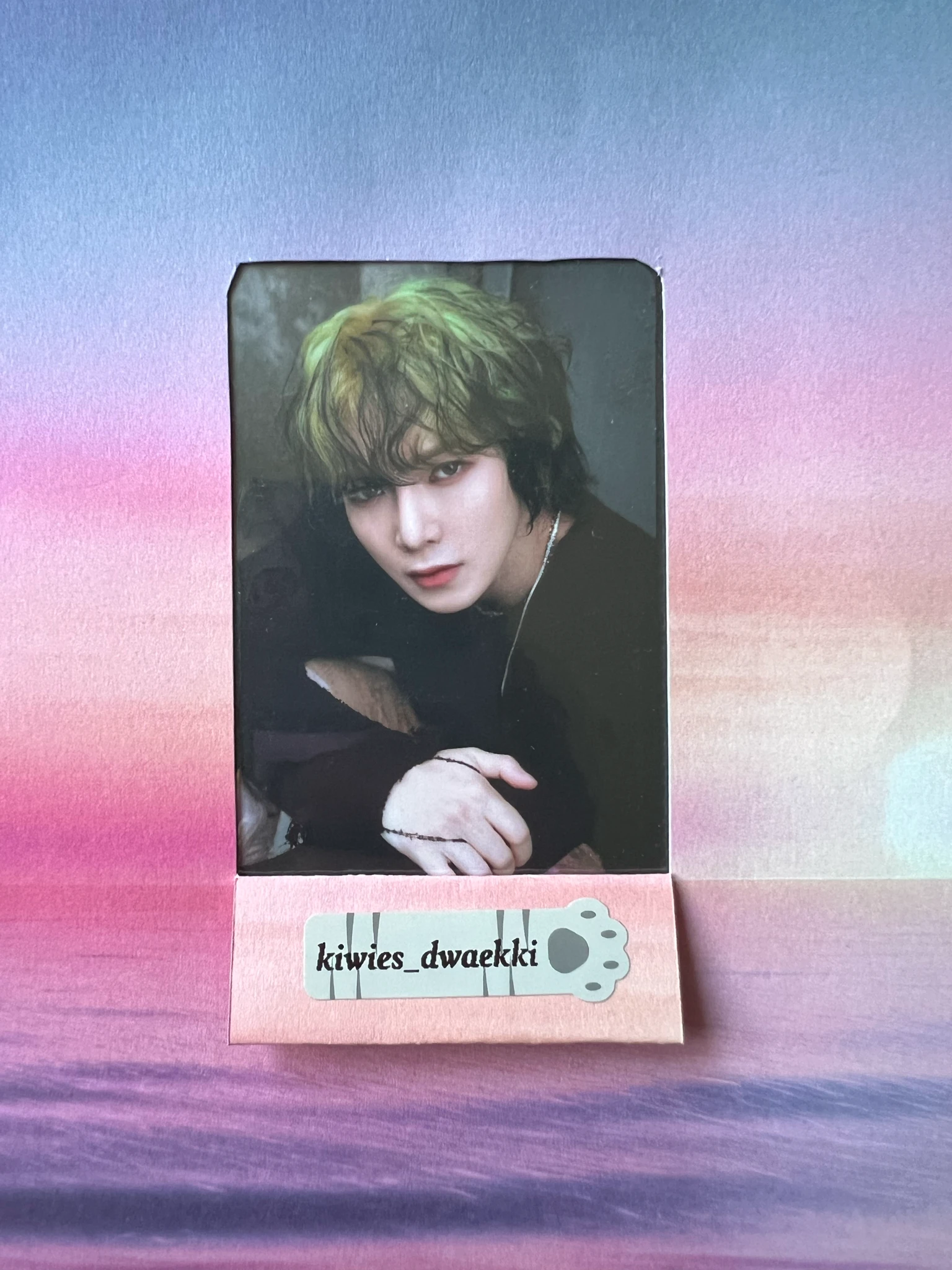 ATEEZ Yeosang ATEEZ - Yeosang - THE WORLD EP.FIN: WILL Album qr card mini record listing photo 1