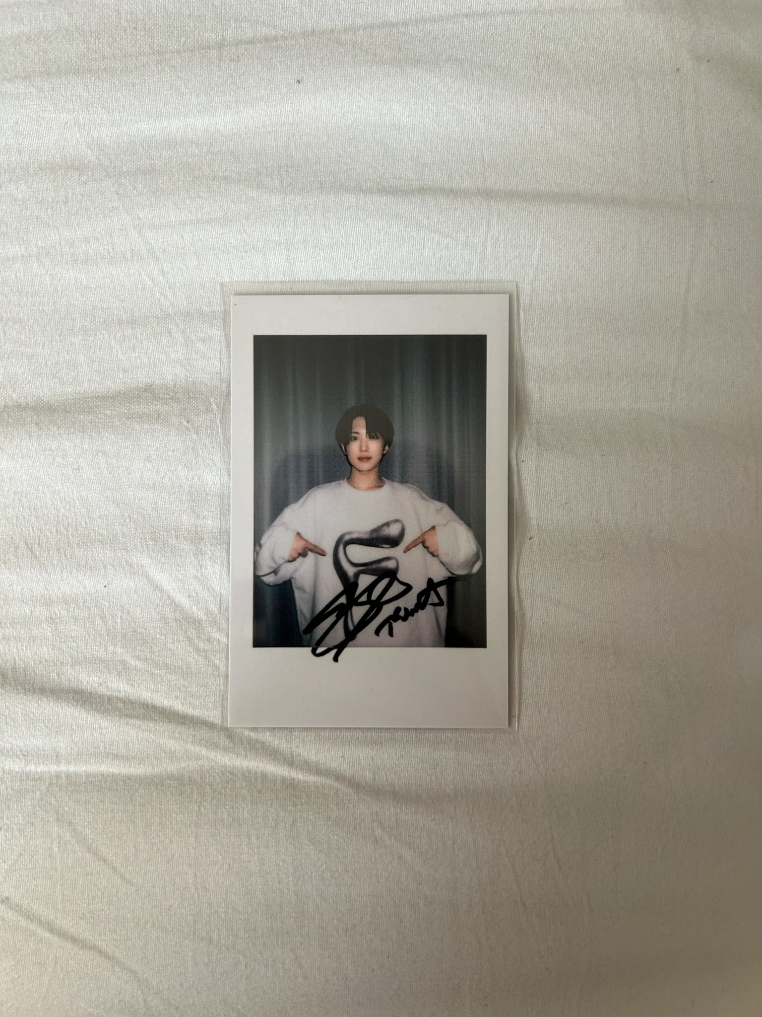 &TEAM Fuma &TEAM - Fuma - Go in Blind - EP Album printed signature polaroid round 3 video call (fancall) withfans / yizhiyu (yzy) listing photo 1