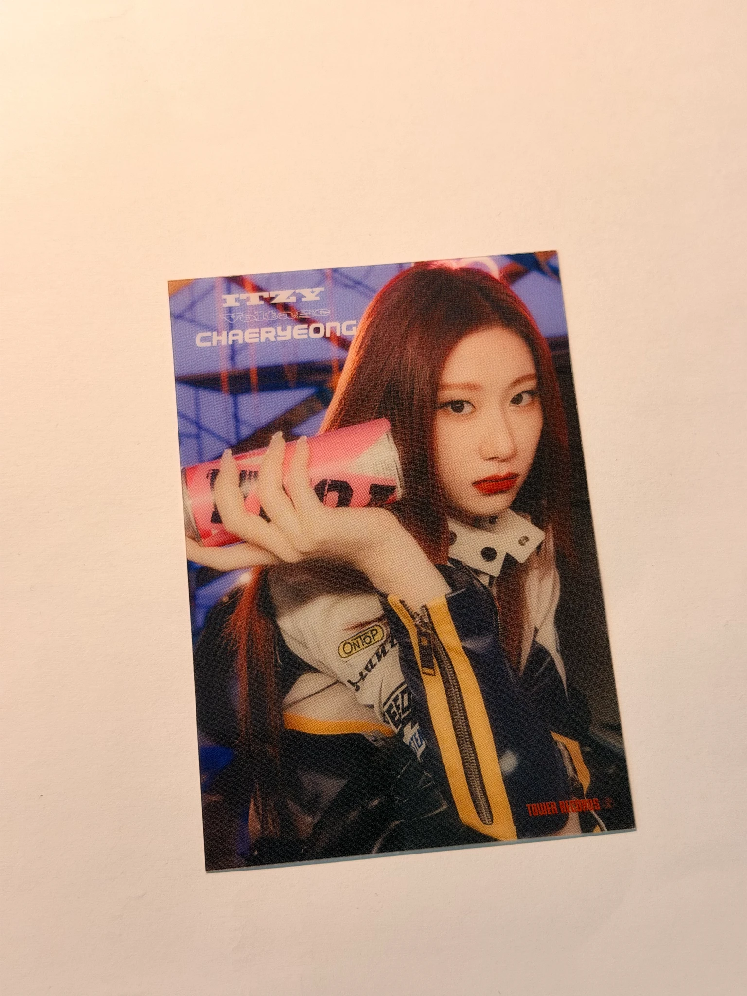 ITZY Chaeryeong ITZY - Chaeryeong - Voltage Album pre-order benefit tower records listing photo 1