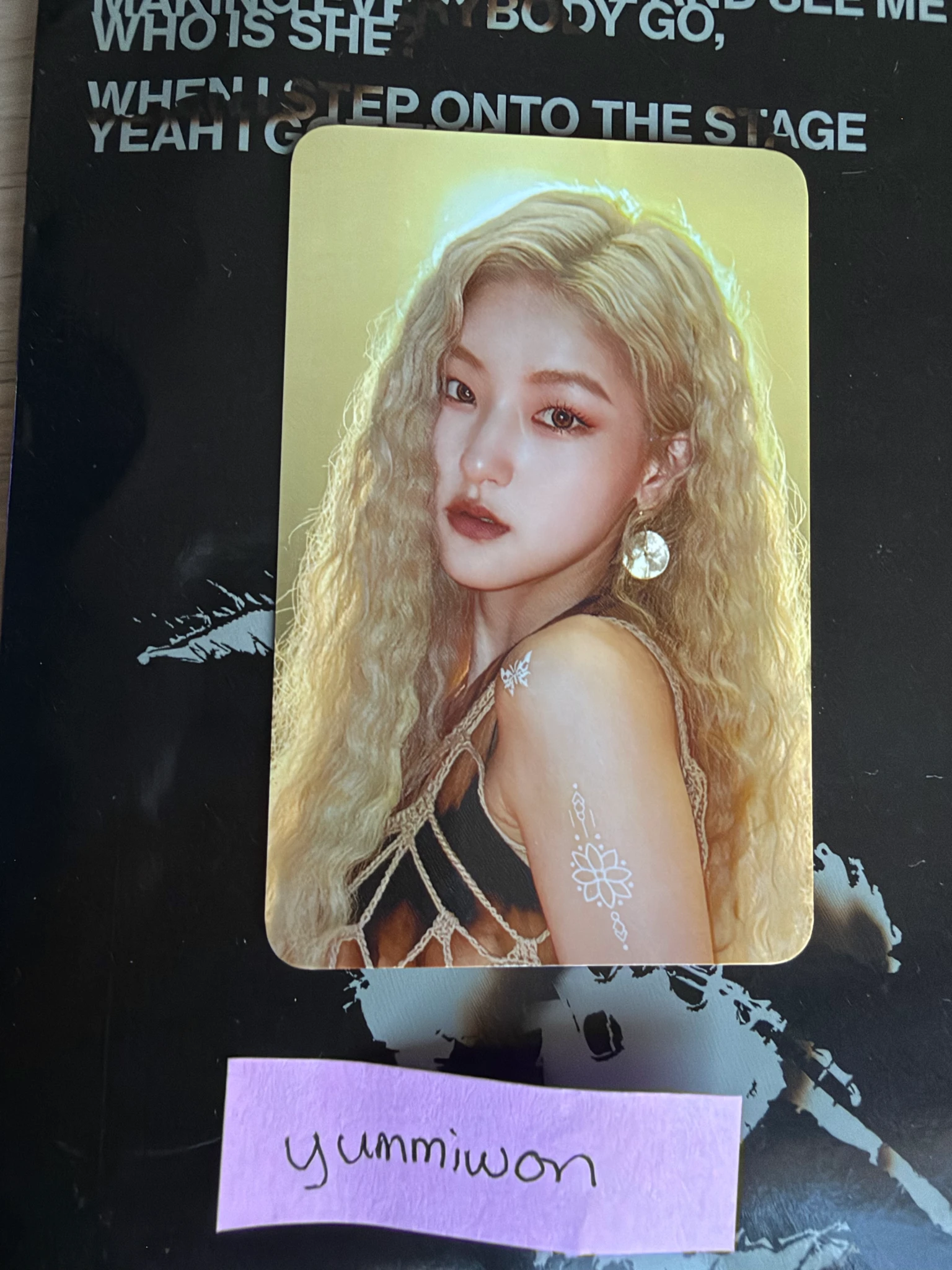 KISS OF LIFE Haneul KISS OF LIFE - Haneul - SWEAT Album trading card merch photocard pop-up listing photo 1