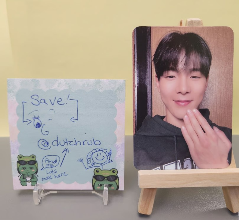 MONSTA X Shownu MONSTA X - Shownu - 'Monologue' The 10th Anniversary Pop-Up Store Event lucky draw (LD) pop-up exclusive stamp event listing photo 1