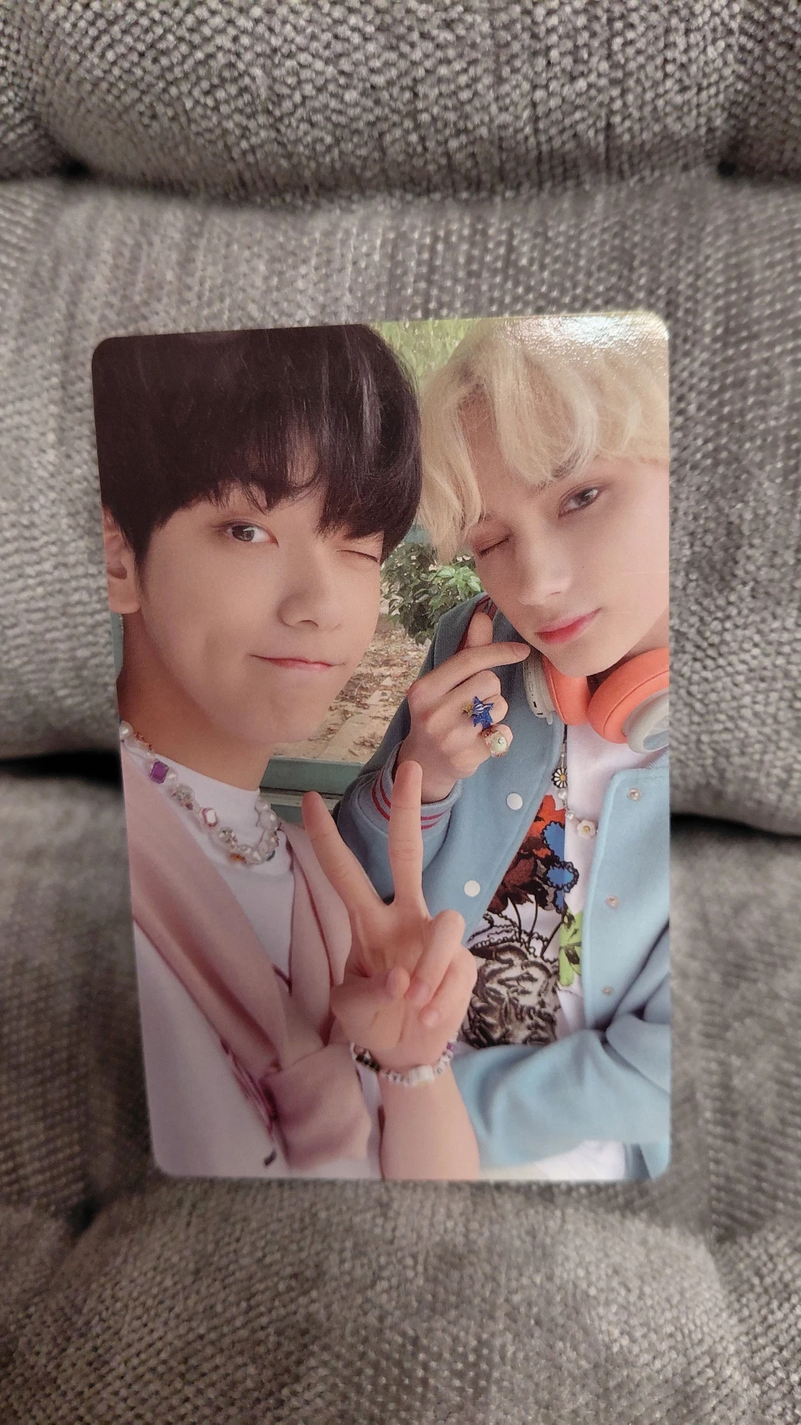 TOMORROW X TOGETHER TOMORROW X TOGETHER - Soobin & Huening Kai - THE 3RD PHOTOBOOK 'H:OUR' and Extended Edition Other merch photocard unit listing photo 1