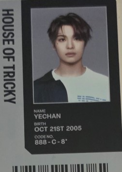 xikers Yechan Xikers - Yechan - HOUSE OF TRICKY : Trial And Error Album id card listing photo 1