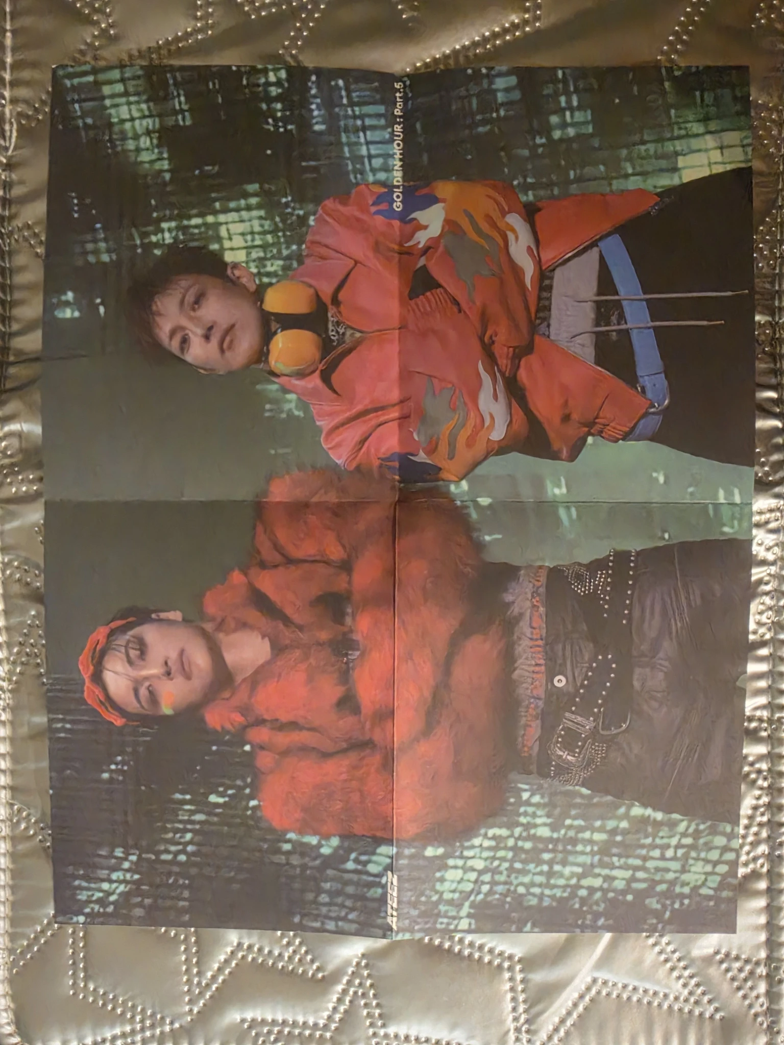 ATEEZ ATEEZ - Hongjoong & Seonghwa - GOLDEN HOUR : Part.5 Album album inclusion digipack version mini poster listing photo 1