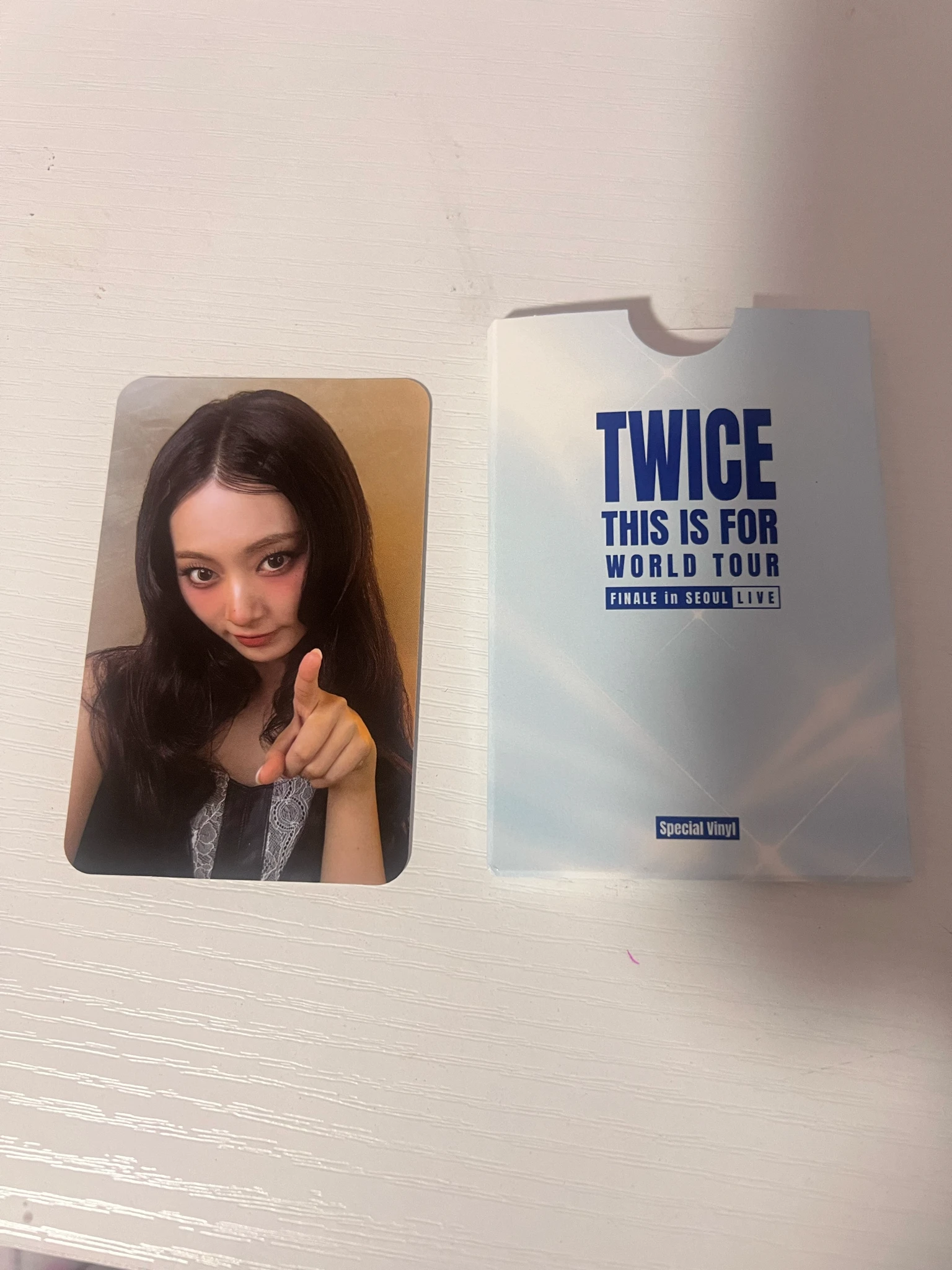 TWICE Tzuyu TWICE - Tzuyu - <THIS IS FOR> WORLD TOUR FINALE in SEOUL - LIVE Album photocard set target retail exclusive album photocard listing photo 1