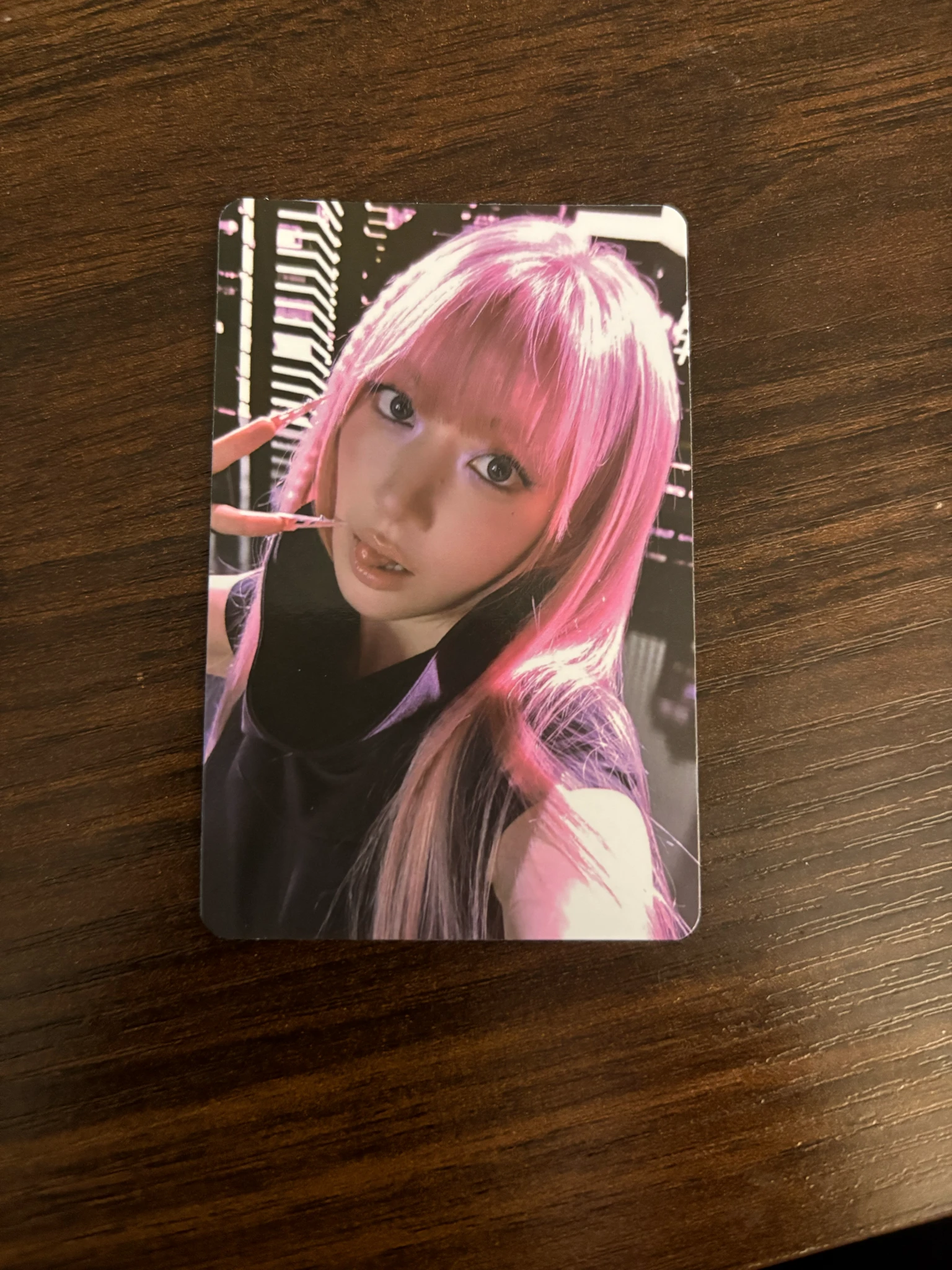 LE SSERAFIM Sakura LE SSERAFIM - Sakura - Made My Night Album album photocard compact version pink overlay version listing photo 1