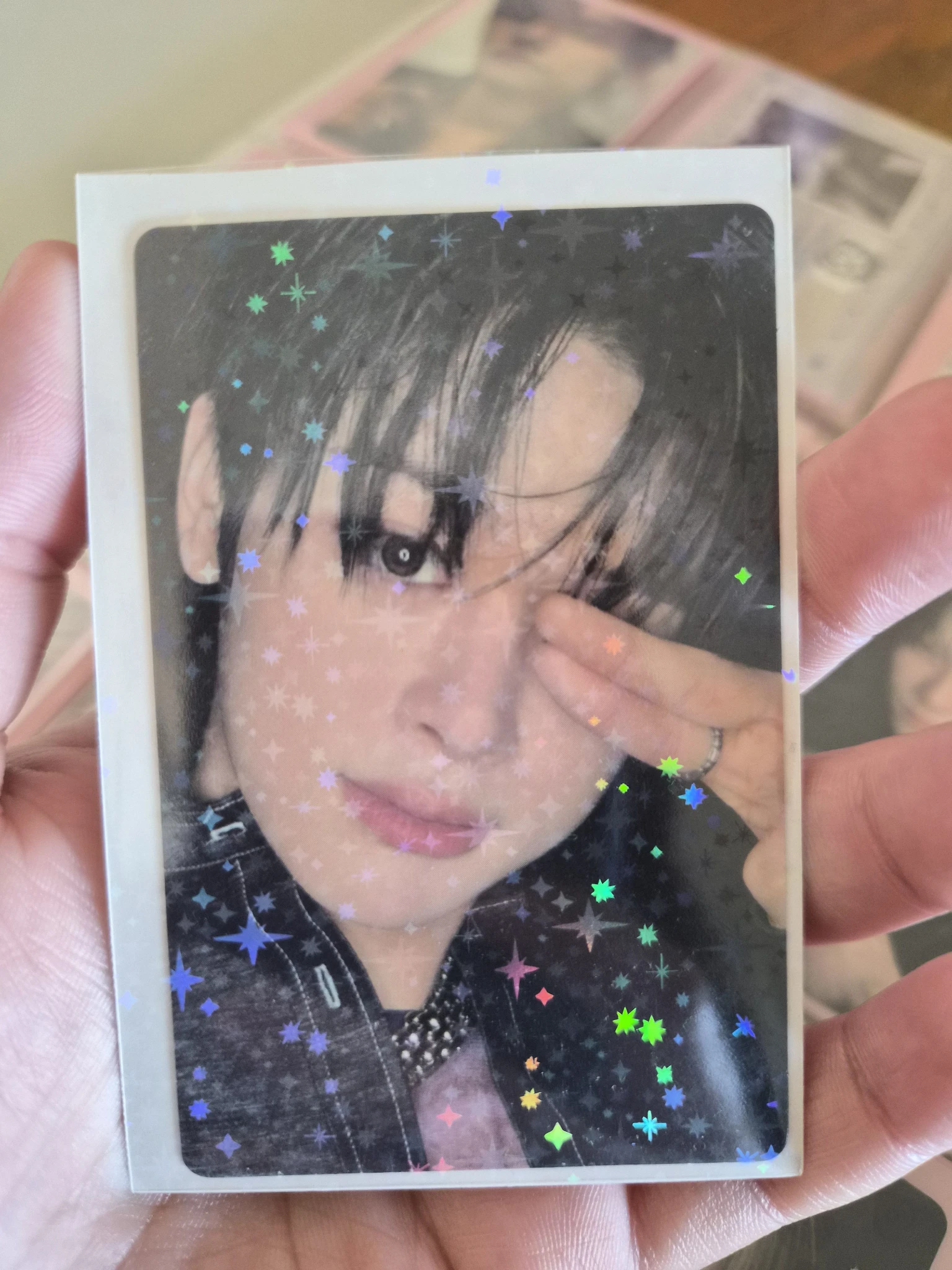 CLOSE YOUR EYES Ma Jingxiang CLOSE YOUR EYES - blackout Album album photocard blackout version listing photo 1
